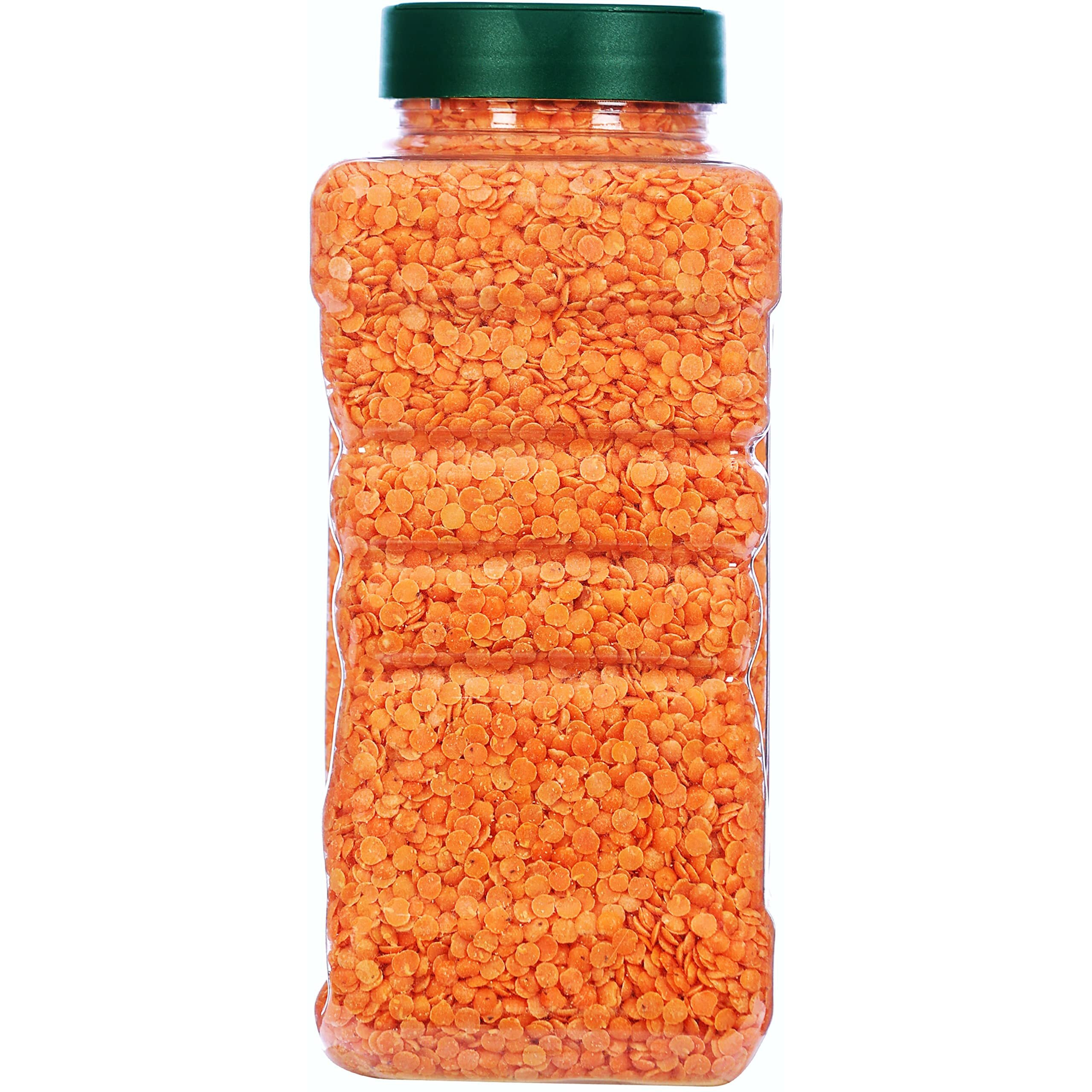 Rani Organic Masoor Dal (Red Split Lentils) 28oz (800g) PET Jar ~ All Natural, Vegan, Gluten Friendly, NON-GMO, Indian Origin, USDA Certified Organic