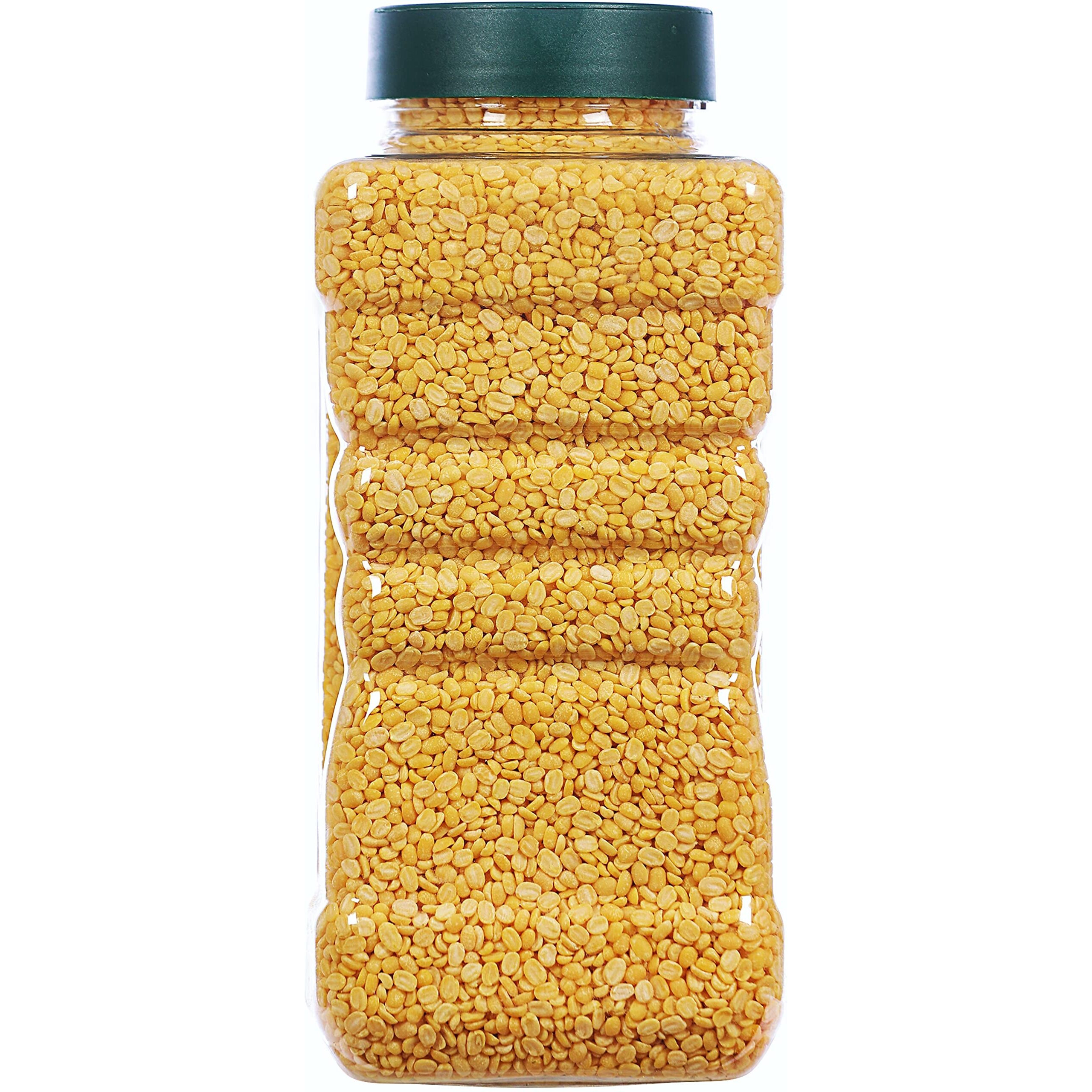 Rani Organic Moong Dal (Split Moong Beans Skinless) Indian Lentils 32oz (2lbs) 908g PET Jar ~ All Natural, Vegan, Gluten Friendly, NON-GMO, Indian Origin, USDA Certified Organic