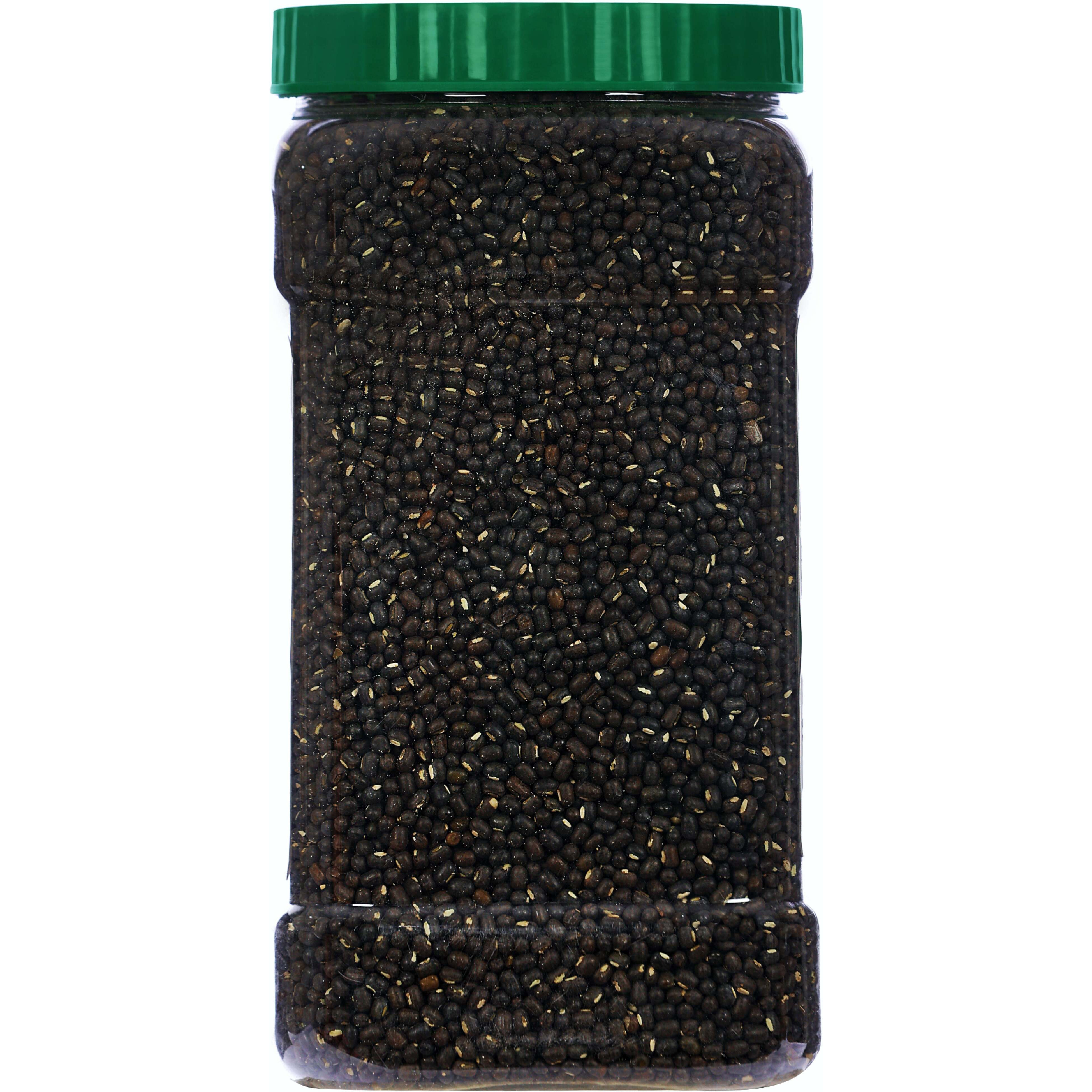 Rani Organic Urid/Urad Whole Black (Matpe Beans With Skin) Indian Lentils 64oz (4lbs) 1.81kg Bulk PET Jar ~ All Natural, Vegan, Gluten Friendly, NON-GMO, Indian Origin, USDA Certified Organic