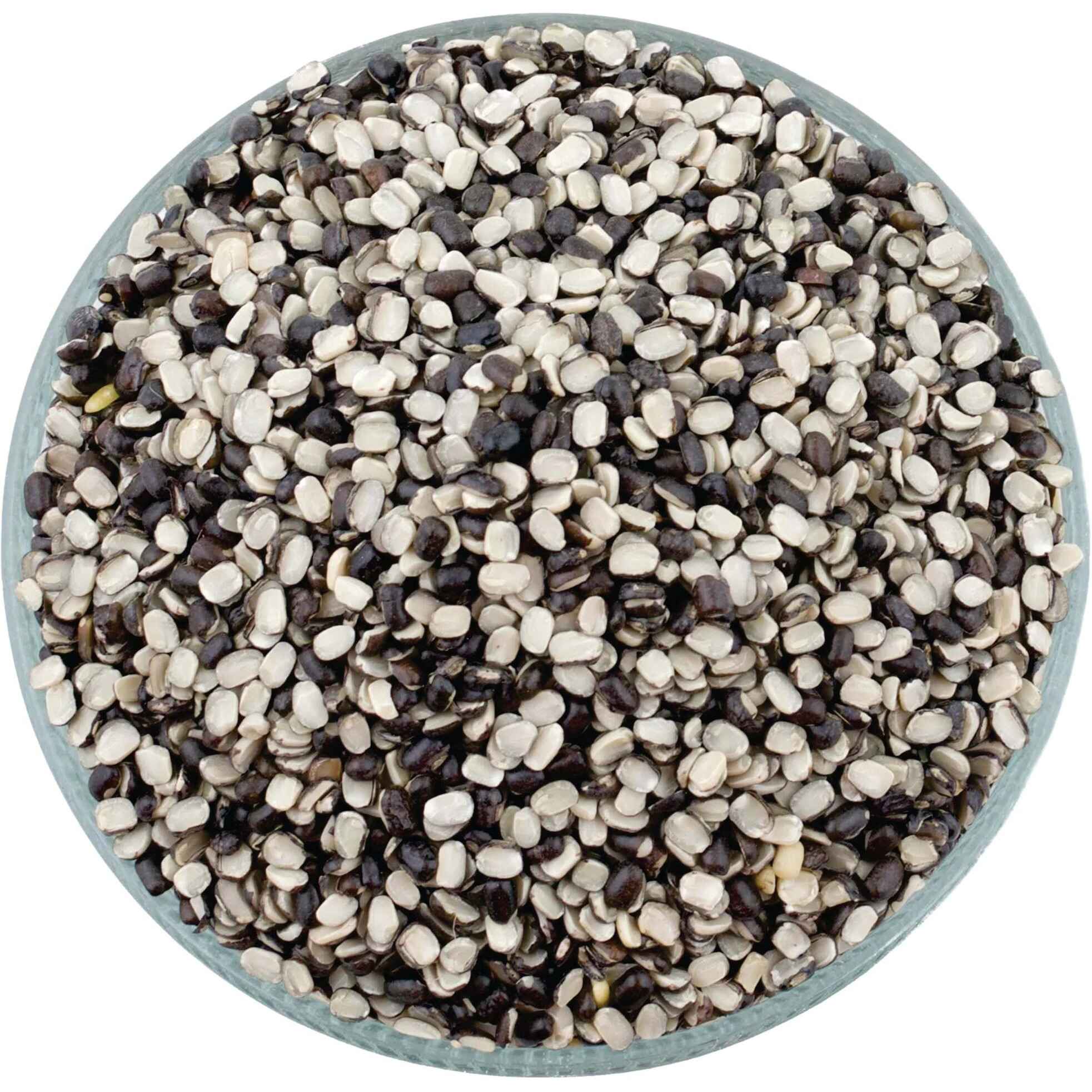 Rani Urid/Urad Split Chilka (Split Matpe Beans with Skin) Indian Lentils 400oz (25lbs) 11.36kg Bulk Box ~ All Natural, Gluten Friendly, Non-GMO, Kosher, Vegan, Indian Origin (Size 400oz (25lbs) 11.36kg)