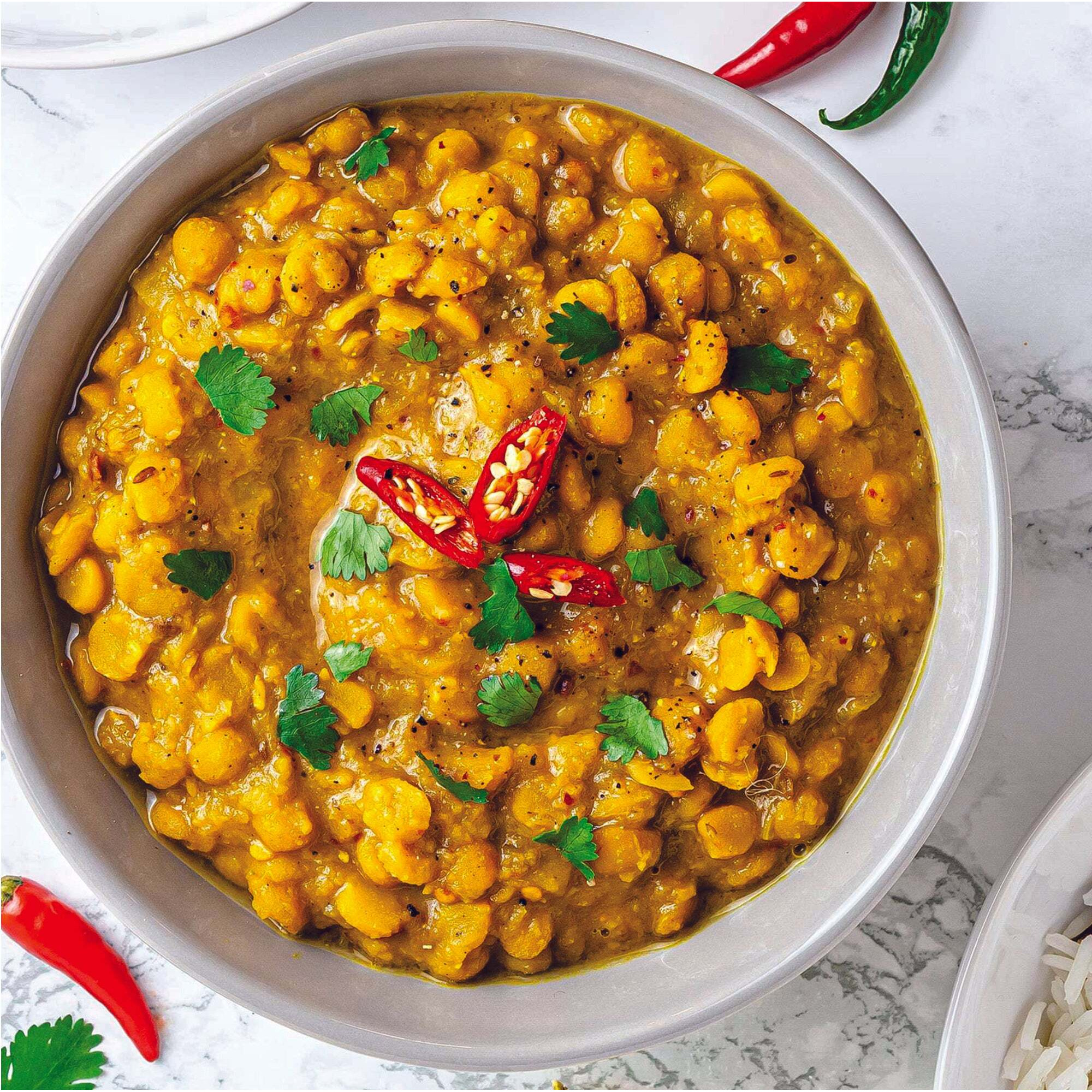 Rani Yellow Peas Split, Dried (Vatana, Matar) 400oz (25lbs) 11.36kg Bulk Box ~ All Natural, Vegan, Gluten Friendly, Product of USA (Size 400oz (25lbs) 11.36kg)