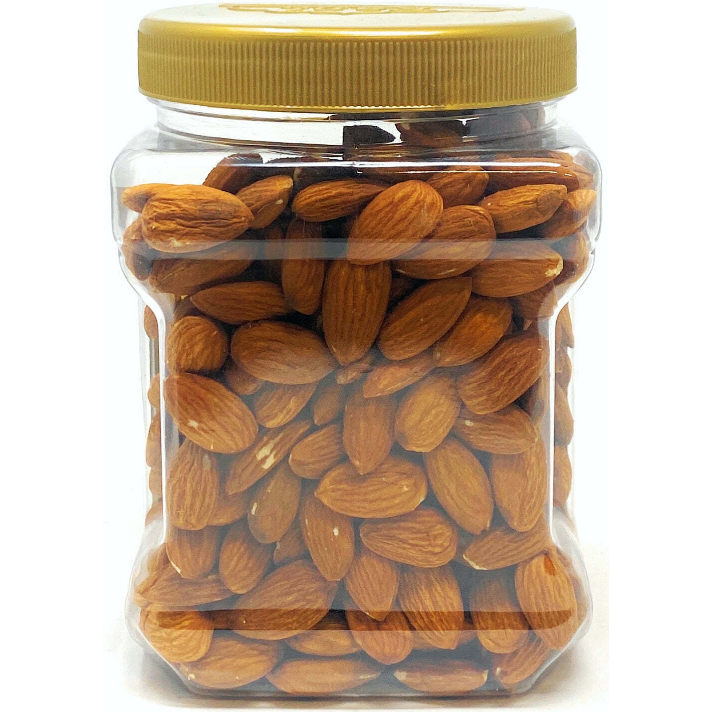 Rani Almonds, Raw Whole With Skin (uncooked, unsalted) 16oz (1lb) 454g PET Jar ~ All Natural, Vegan, Gluten Friendly, Fresh Product of USA ~ California Shelled Almonds