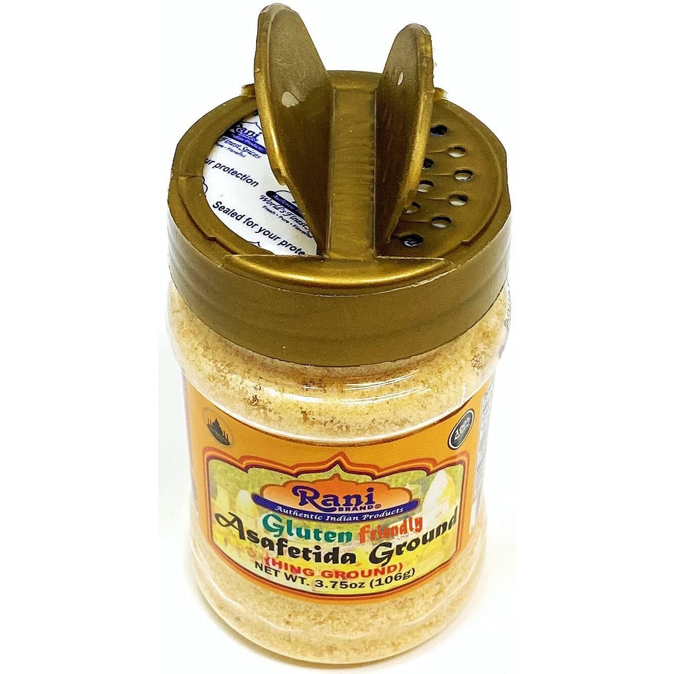 Rani Asafetida (Hing) Ground 3.75oz (106g) Gluten Friendly, PET Jar, Pack of 12 ~ All Natural, Salt Free, Vegan, Non-GMO, Asafoetida Indian Spice, Best for Onion Garlic Substitute