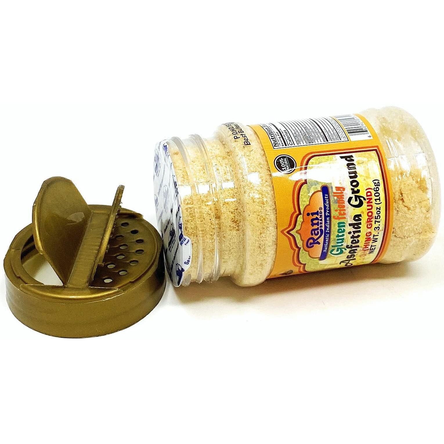 Rani Asafetida (Hing) Ground 3.75oz (106g) Gluten Friendly, PET Jar, Pack of 12 ~ All Natural, Salt Free, Vegan, Non-GMO, Asafoetida Indian Spice, Best for Onion Garlic Substitute