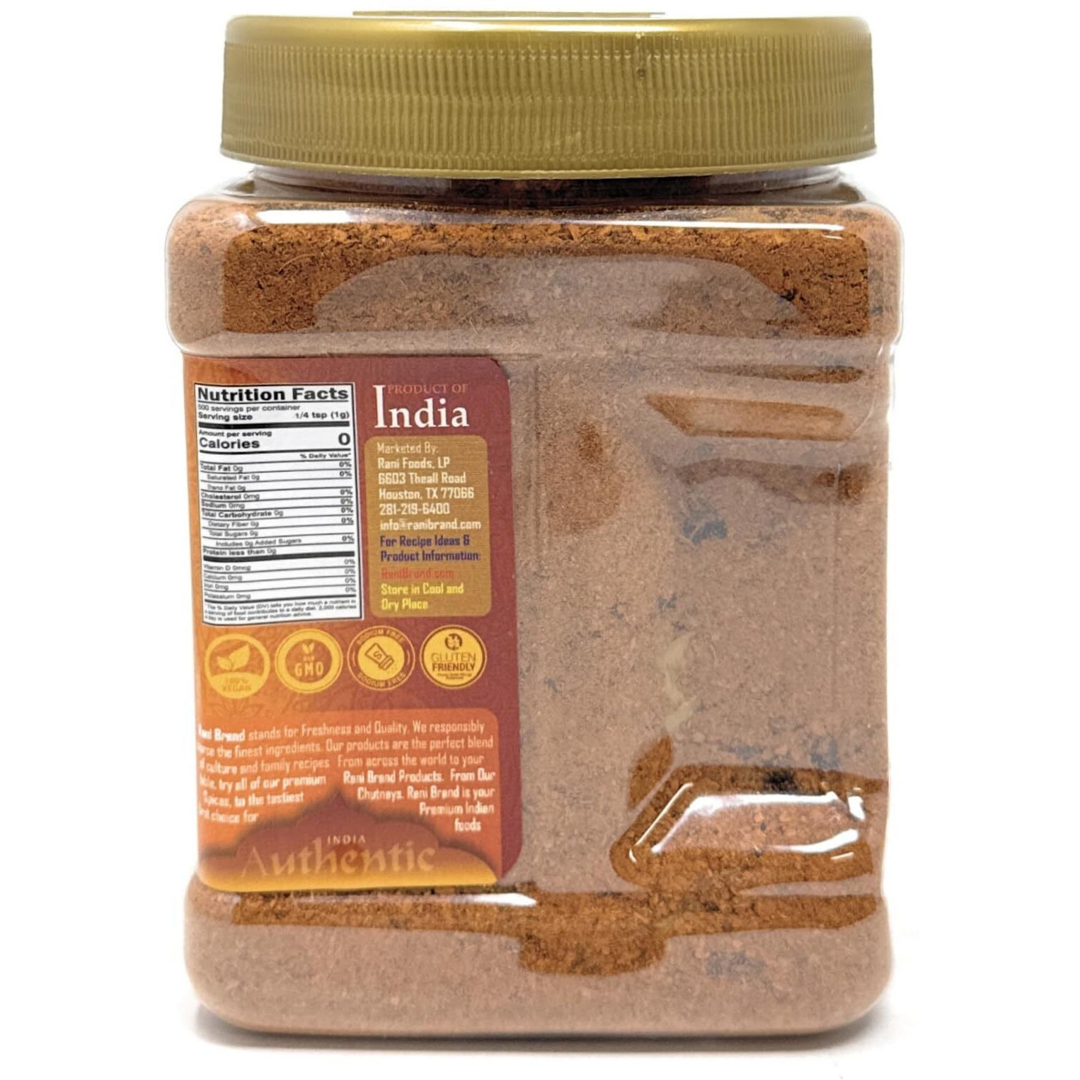 Rani Biryani Masala Curry (7-Spice Blend for Indian Rice Dishes, Pullao/Pilau) 17.5oz (1.1lb) 500g PET Jar ~ All Natural, Vegan, No Colors, Gluten Friendly, NON-GMO, Kosher, Indian Origin