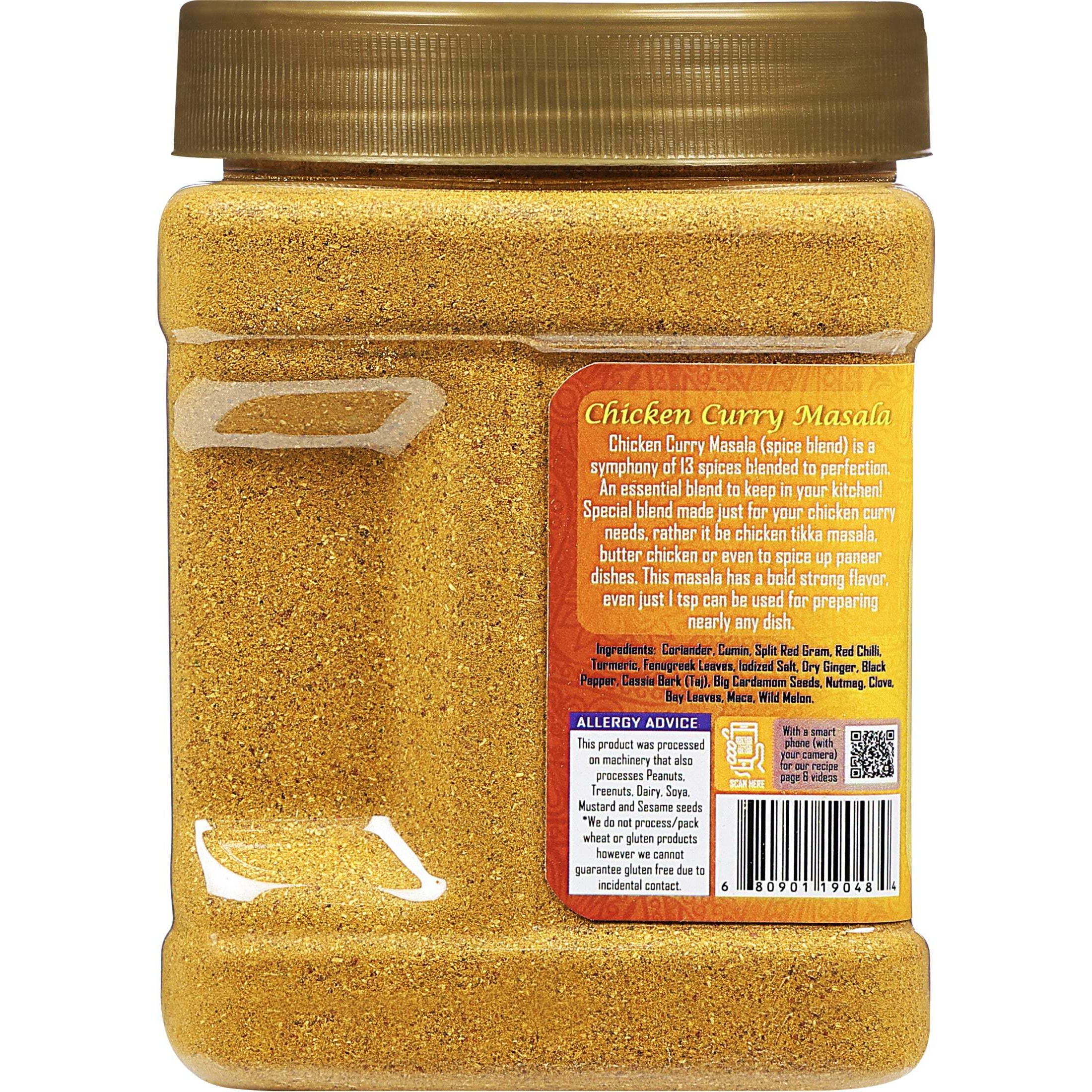 Rani Chicken Curry Masala Indian 13-Spice Blend 17.5oz (1.1lbs) 500g PET Jar ~ All Natural, Vegan, No Colors, Gluten Friendly, NON-GMO, Kosher, Indian Origin