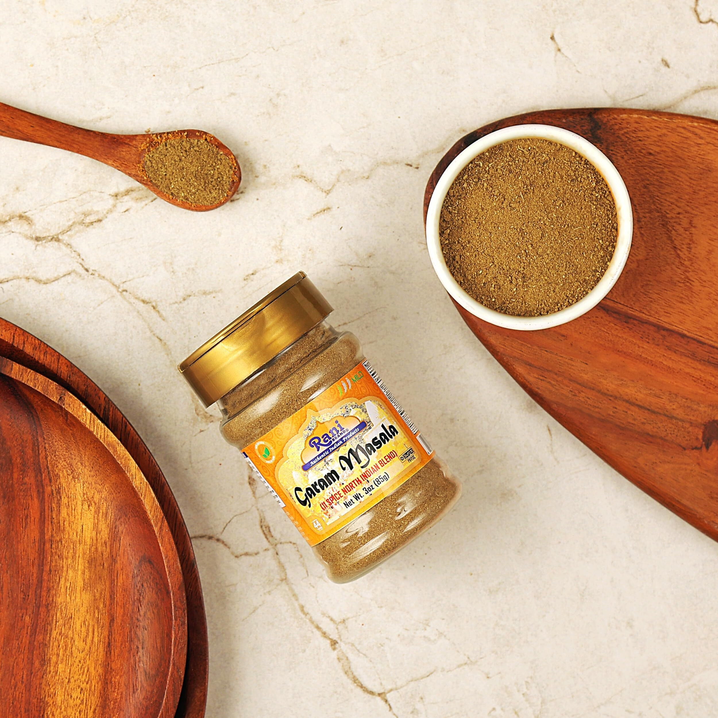 Rani Garam Masala Indian 11-Spice Blend 3oz (85g) PET Jar, Pack of 12 ~ All Natural, Salt-Free, Vegan, No Colors, Gluten Friendly, NON-GMO, Kosher, Indian Origin