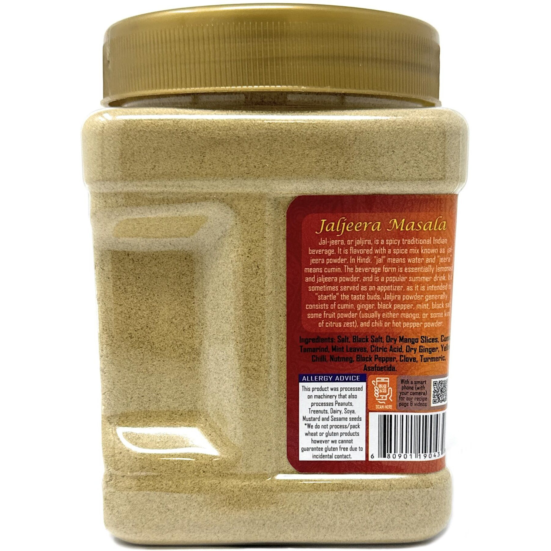 Rani Jal Jeera Masala (14-Spice blend for Spicy Indian Drink) 24.5oz (1.54lbs) 700g PET Jar ~ All Natural, Vegan, No Colors, Gluten Friendly, NON-GMO, Kosher, Indian Origin