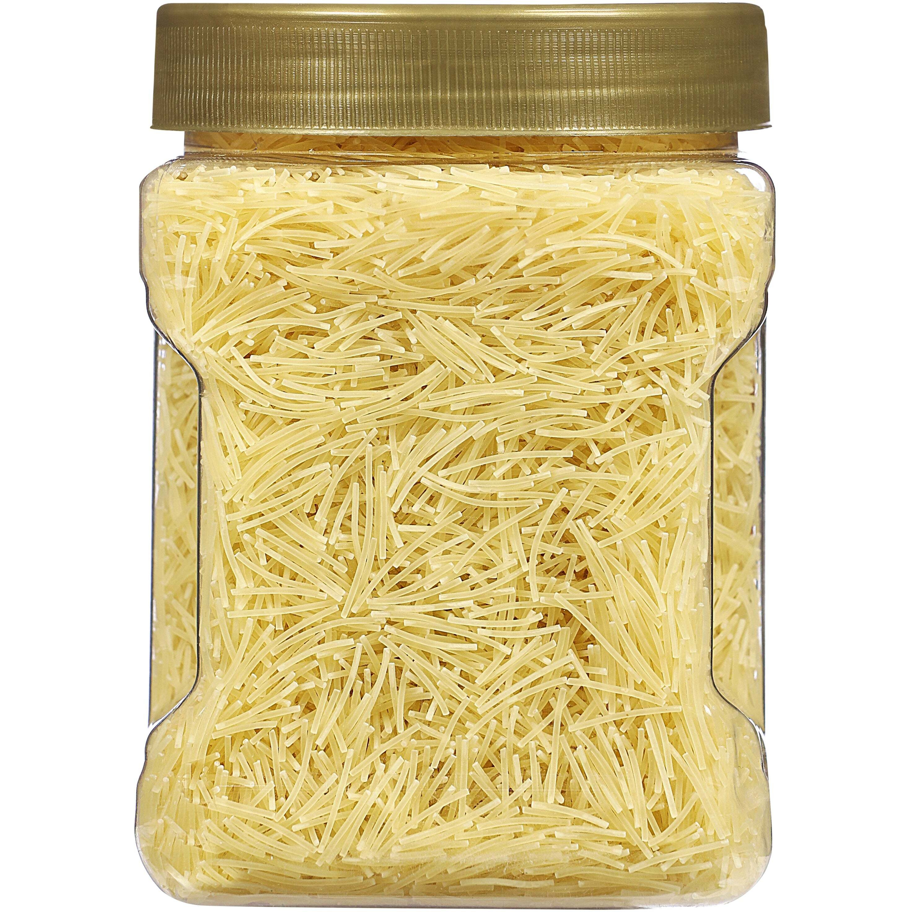 Rani Plain Vermicelli (Wheat Noodles) 12.25oz (350g) PET Jar ~ All Natural, Vegan, NON-GMO, Kosher, Indian Origin
