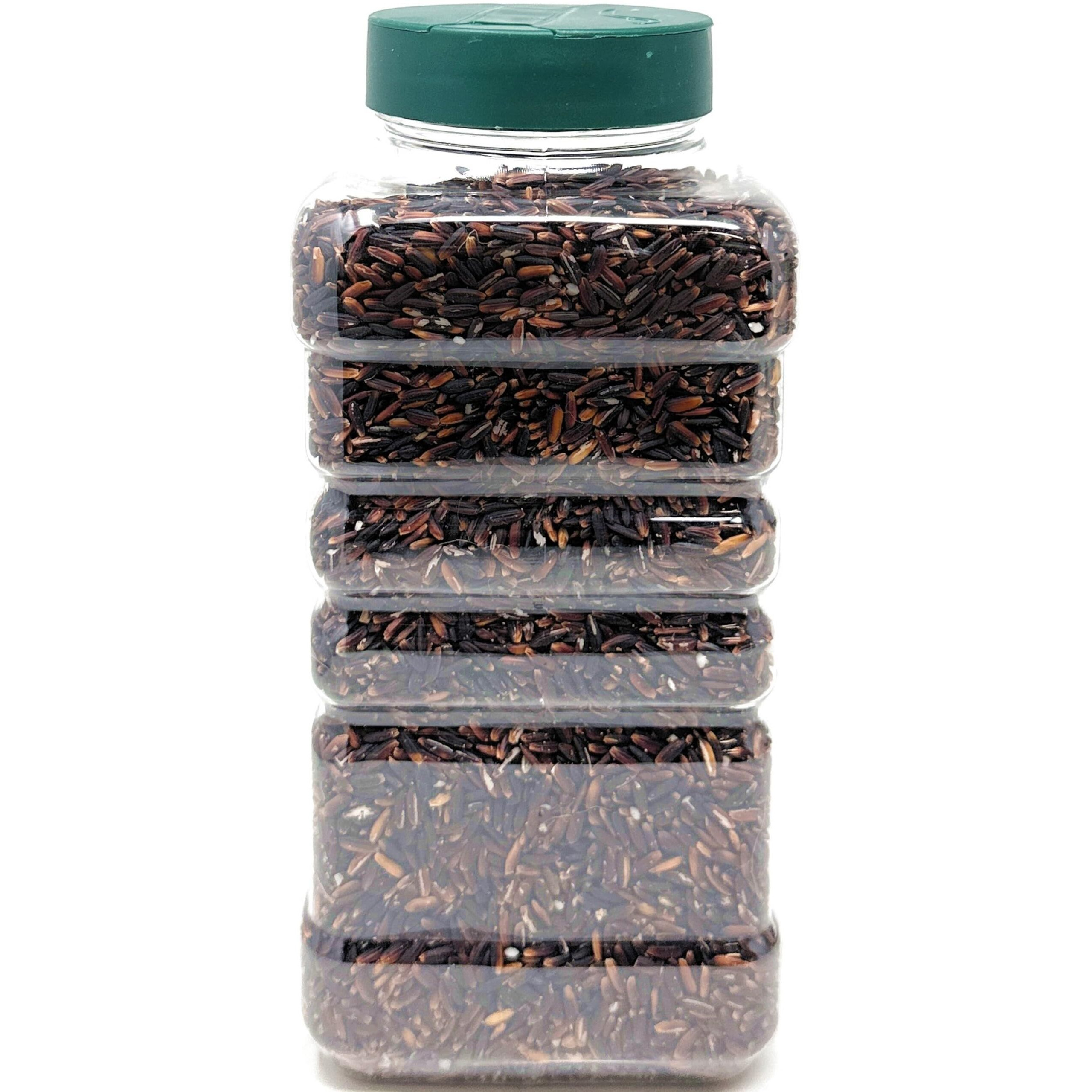 Rani Organic Black Rice Extra Long Aged 28oz (1.75lbs) 800g PET Jar ~ All Natural, Gluten Friendly, Vegan, Indian Origin, Kosher, Export Quality, USDA Certified Organic