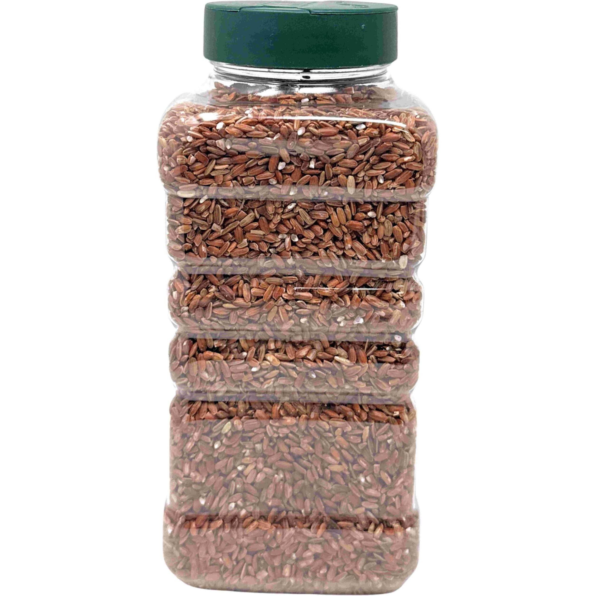 Rani Organic Red Rice Extra Long Aged 28oz (1.75lbs) 800g PET Jar ~ All Natural, Gluten Friendly, Vegan, Indian Origin, Kosher, Export Quality, USDA Certified Organic