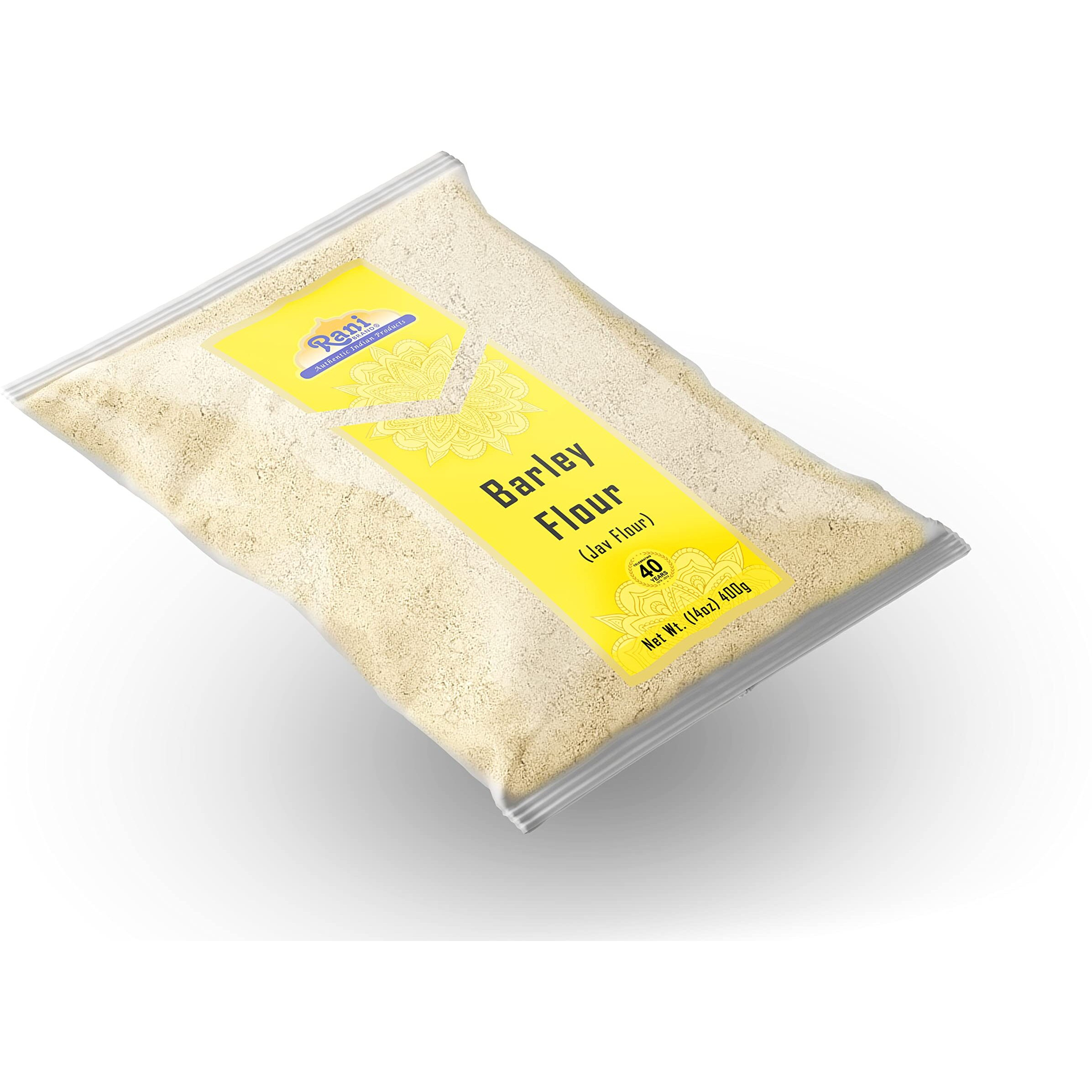 Rani Barley (Jav) Flour 14oz (400g) ~ All Natural, Gluten Friendy, Stone Ground, Vegan, NON-GMO, Kosher, Indian Origin