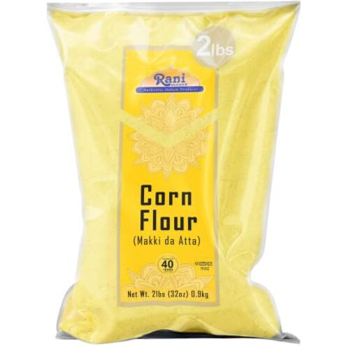 Rani Corn Flour (Makki ka Atta) 32oz (2lbs) 908g ~ All Natural, Vegan, Gluten Friendly, NON-GMO, Kosher, Indian Origin