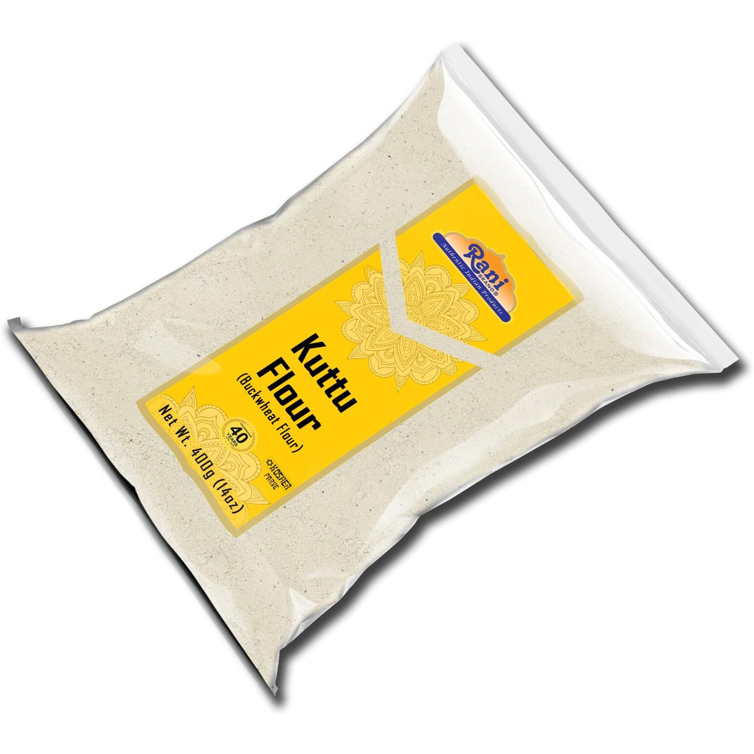 Rani Kuttu (Buckwheat) Flour 14oz (400g) ~ All Natural, Gluten Friendly, NON-GMO, Kosher, Vegan, Indian Origin