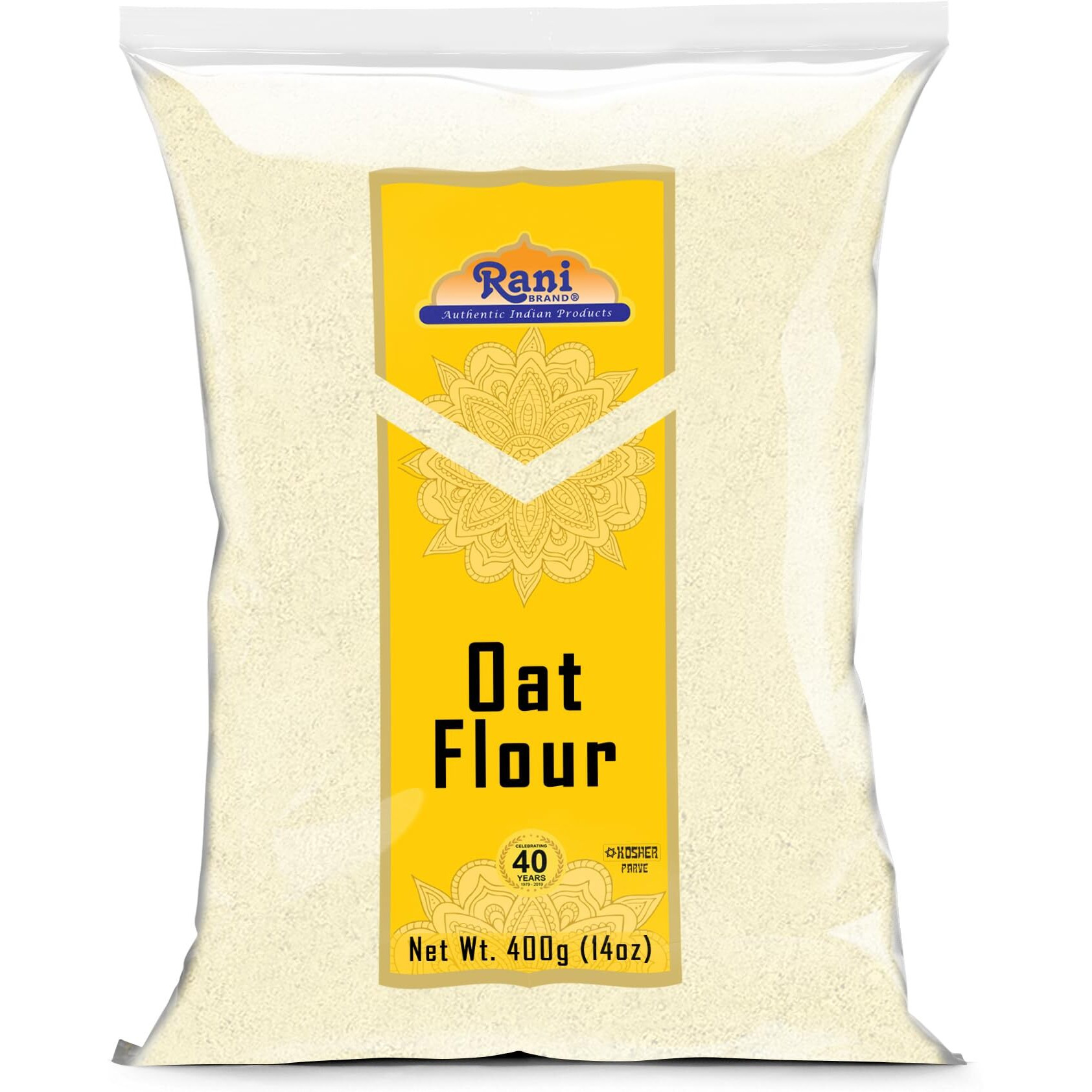 Rani Oat Flour 14oz (400g) ~ All Natural, Gluten Friendly, NON-GMO, Kosher, Vegan, Indian Origin