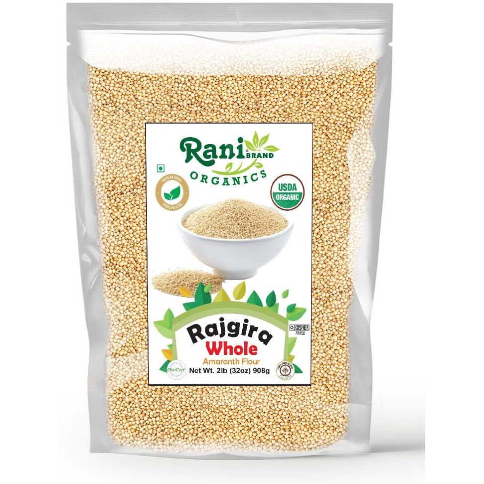 Rani Organic Rajgara Whole (Amaranth Whole) 32oz (2lbs) 908g Bulk ~ All Natural, Vegan, Gluten Friendly, NON-GMO, Kosher, Indian Origin, USDA Organic Certified