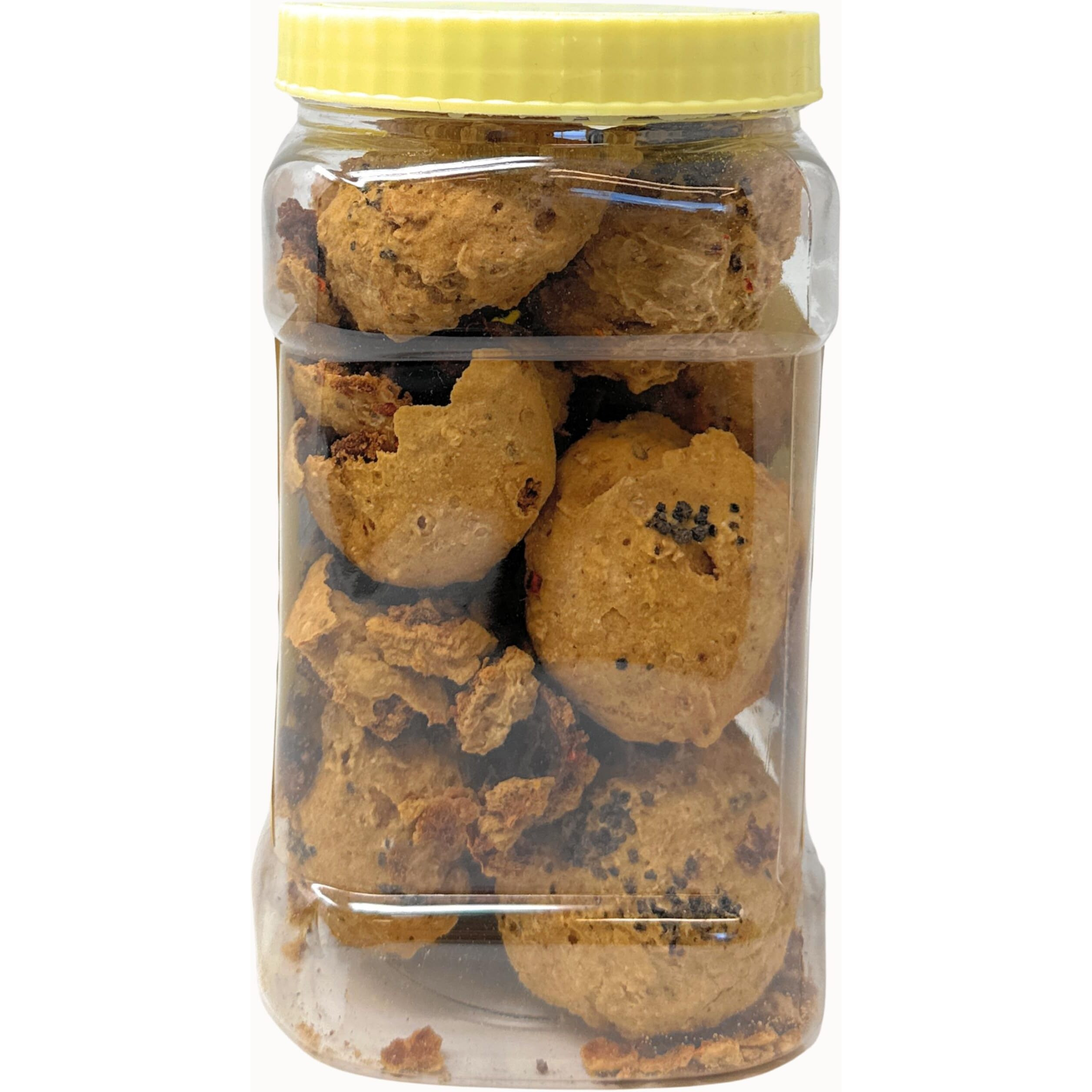 Rani Punjabi Wadi (Vadi) Lentil Spiced Flour Balls 14oz (400g) PET Jar ~ High Protein, All Natural, Vegan, No Colors, Indian Origin