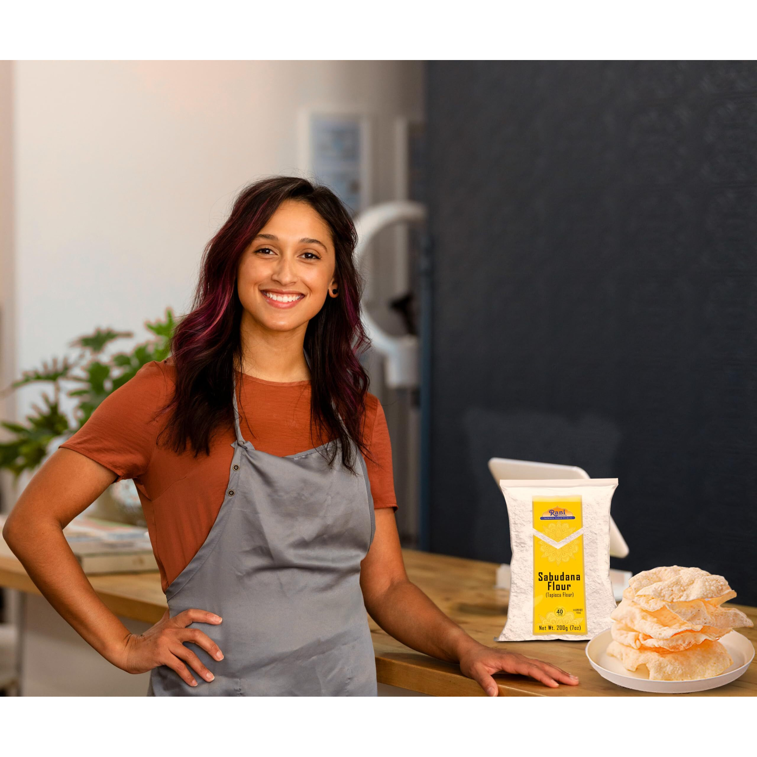 Rani Sabudana Flour (Tapioca/Sago Flour) 7oz (200g) ~ All Natural, Vegan, Gluten Friendly, NON-GMO, Kosher, Indian Origin