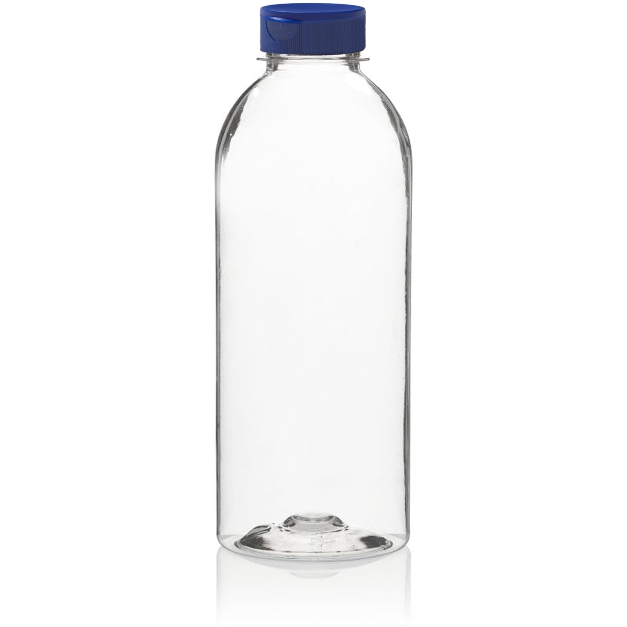 Rani Clear Plastic Bottles, 20oz PET Bottle with Flip-top Caps, BPA - FREE, Home & Commercial Use, Containers for Sauces, Condiments, Shampoo, Lotion, Sanitizer, Made in USA - Pack of 50