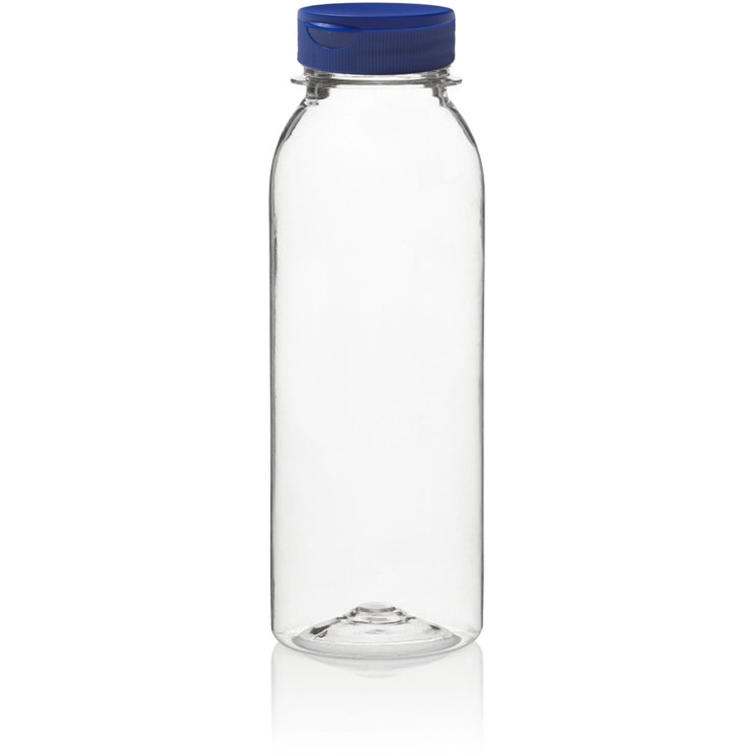 Rani Clear Plastic Bottles, 8oz PET Bottle with Flip-top Caps, BPA - FREE, Home & Commercial Use, Containers for Sauces, Condiments, Shampoo, Lotion, Sanitizer| Made in USA - Pack of 100