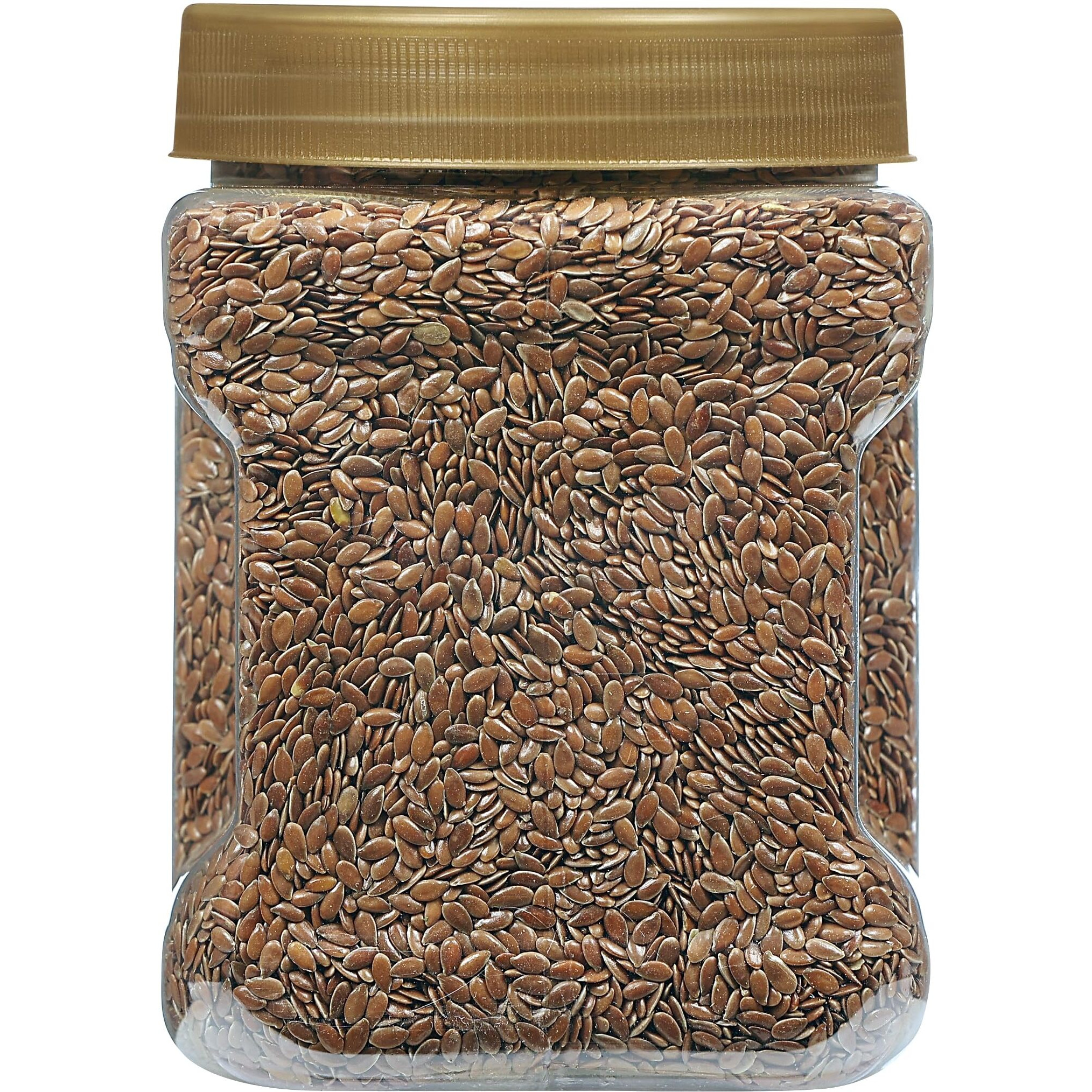 Rani Flax Seeds Whole Raw (Alsi, Linum usitatissimum) 20oz (1.25lbs) 567g PET Jar ~ All Natural, Gluten Friendly, Non-GMO, Kosher, Vegan, Indian Origin