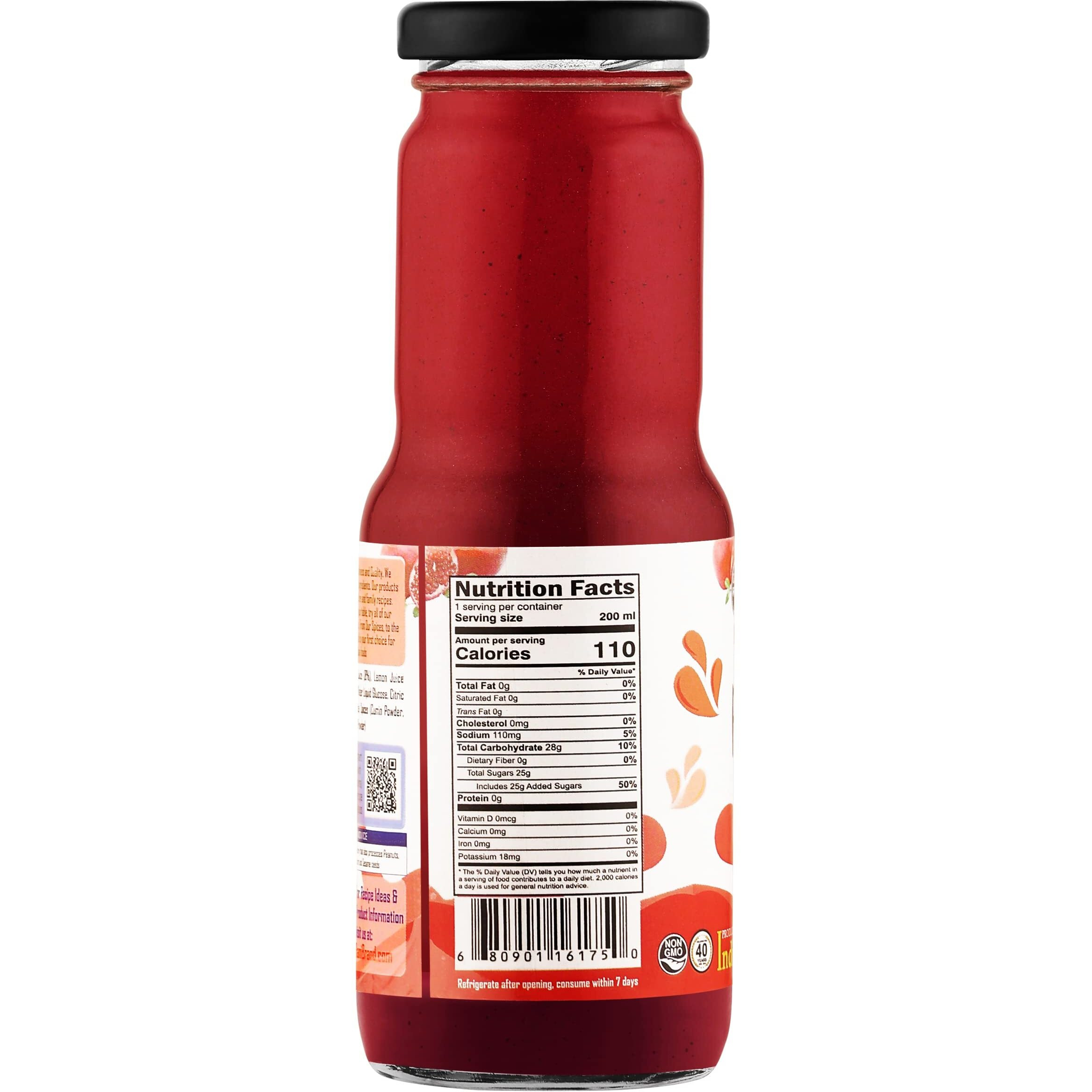 Rani Pomegranate Juice 6.7 fl oz (200 ml) Glass Bottle, Pack of 6 ~ Indian Fruit Beverage, Vegan, Gluten Free, NON-GMO, Indian Origin