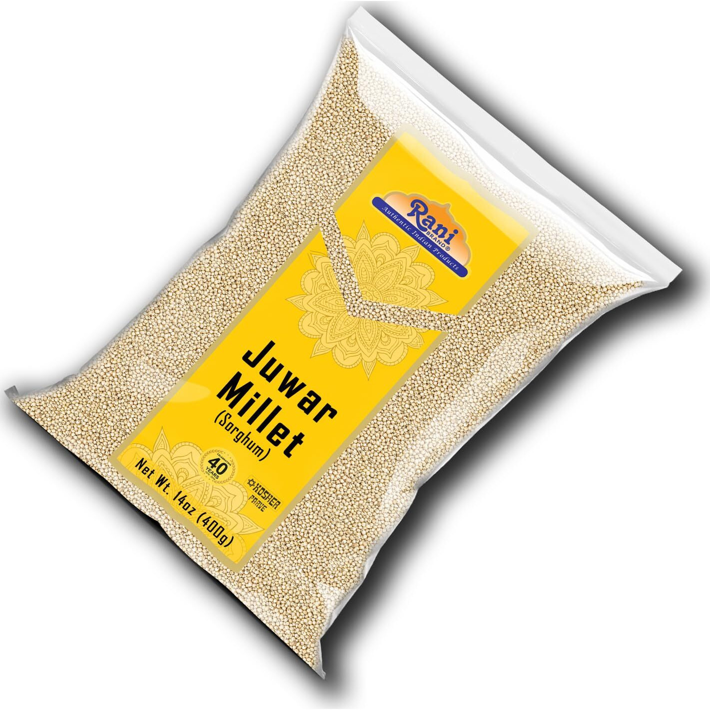 Rani Juwar Millet (Sorghum) Whole Ancient Grain Seeds 14oz (400g) ~ All Natural, Gluten Friendly, NON-GMO, Kosher, Vegan, Indian Origin