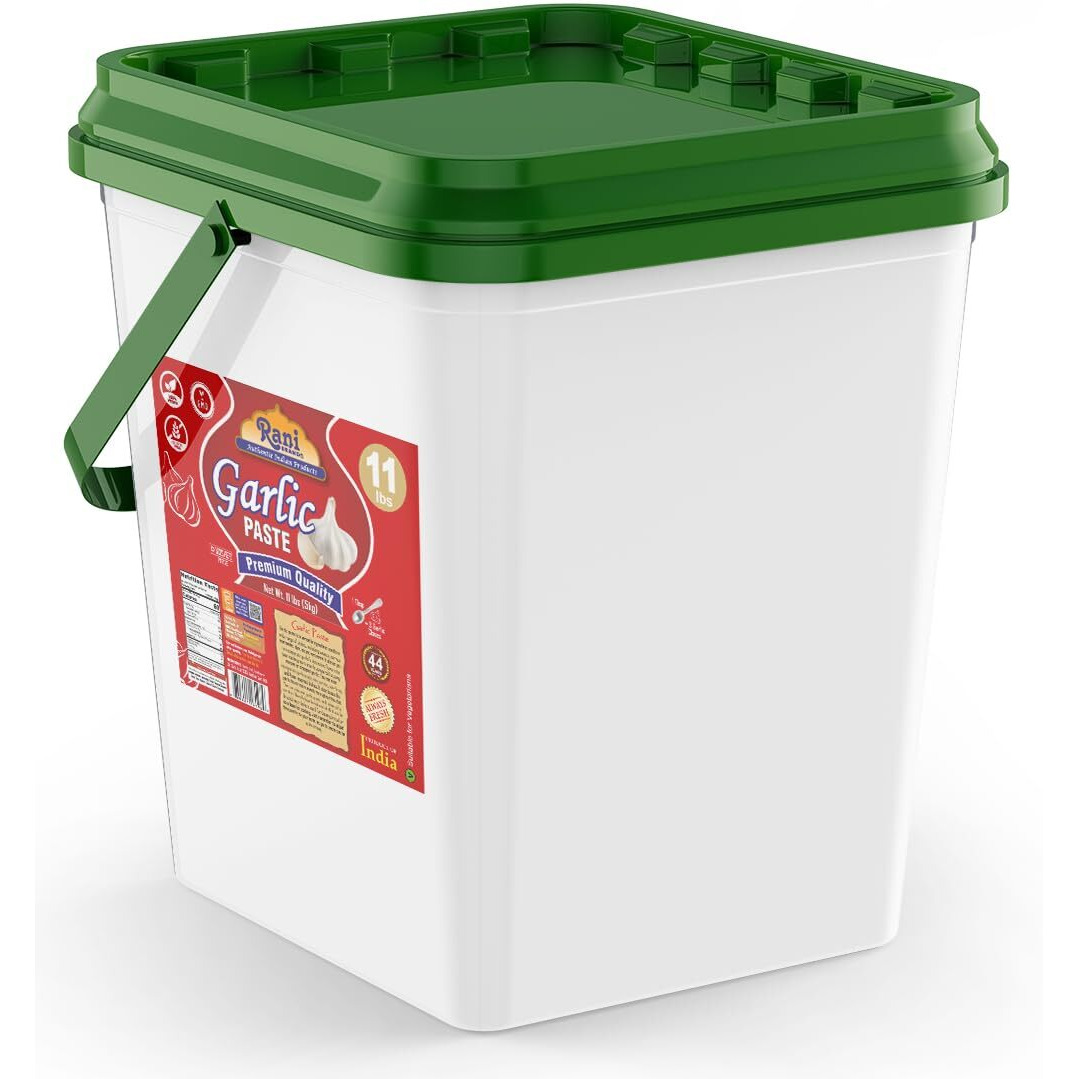 Rani Garlic Cooking Paste 176oz (11lbs) 5kg Bulk ~ Vegan, Gluten Free, NON-GMO, Kosher, No Colors, Indian Origin