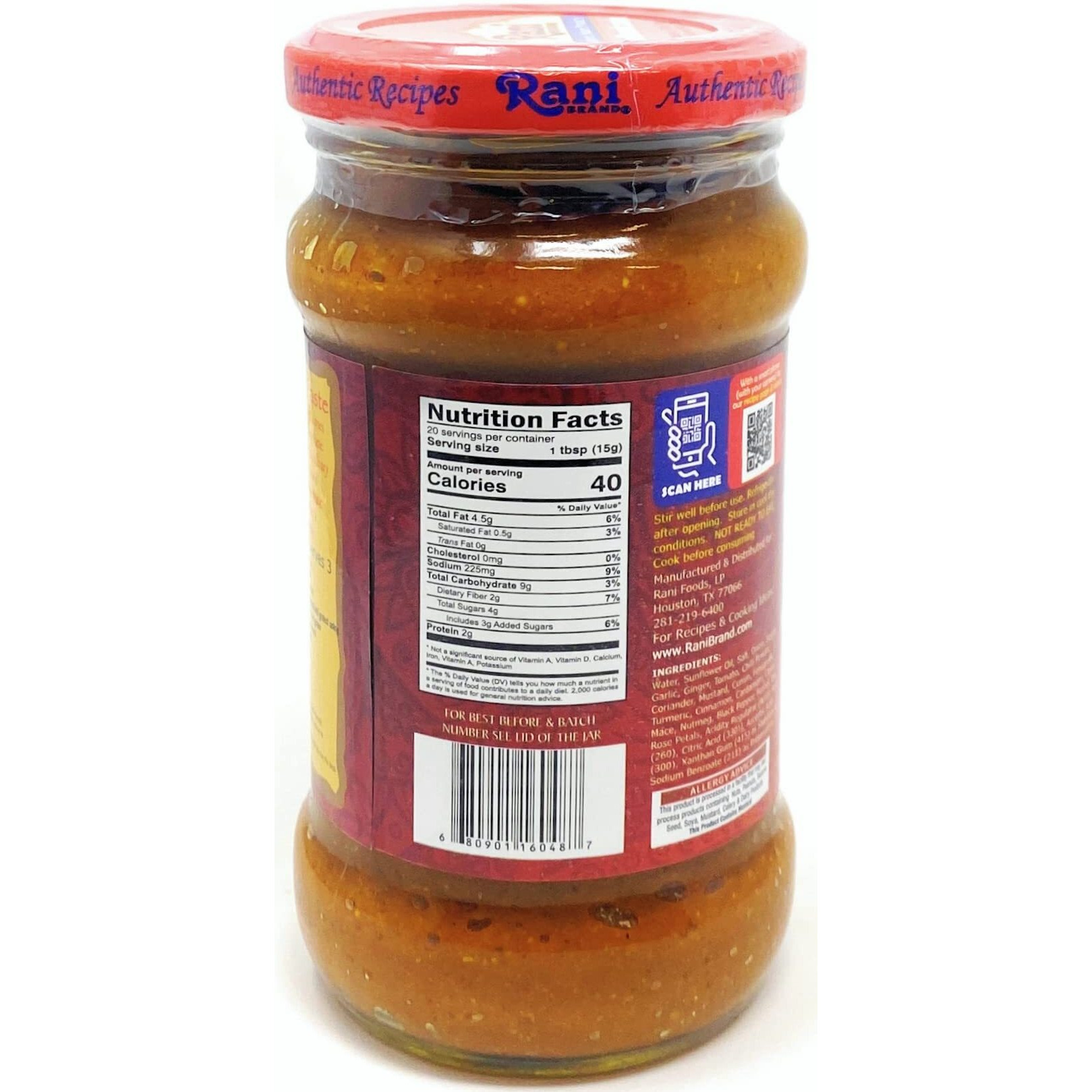 Rani Kashmiri Masala Curry Paste 10.5oz (300g) Glass Jar, Pack of 5+1 FREE ~ All Natural, NON-GMO, Vegan, Gluten Free, Indian Origin, Cooking Spice Paste