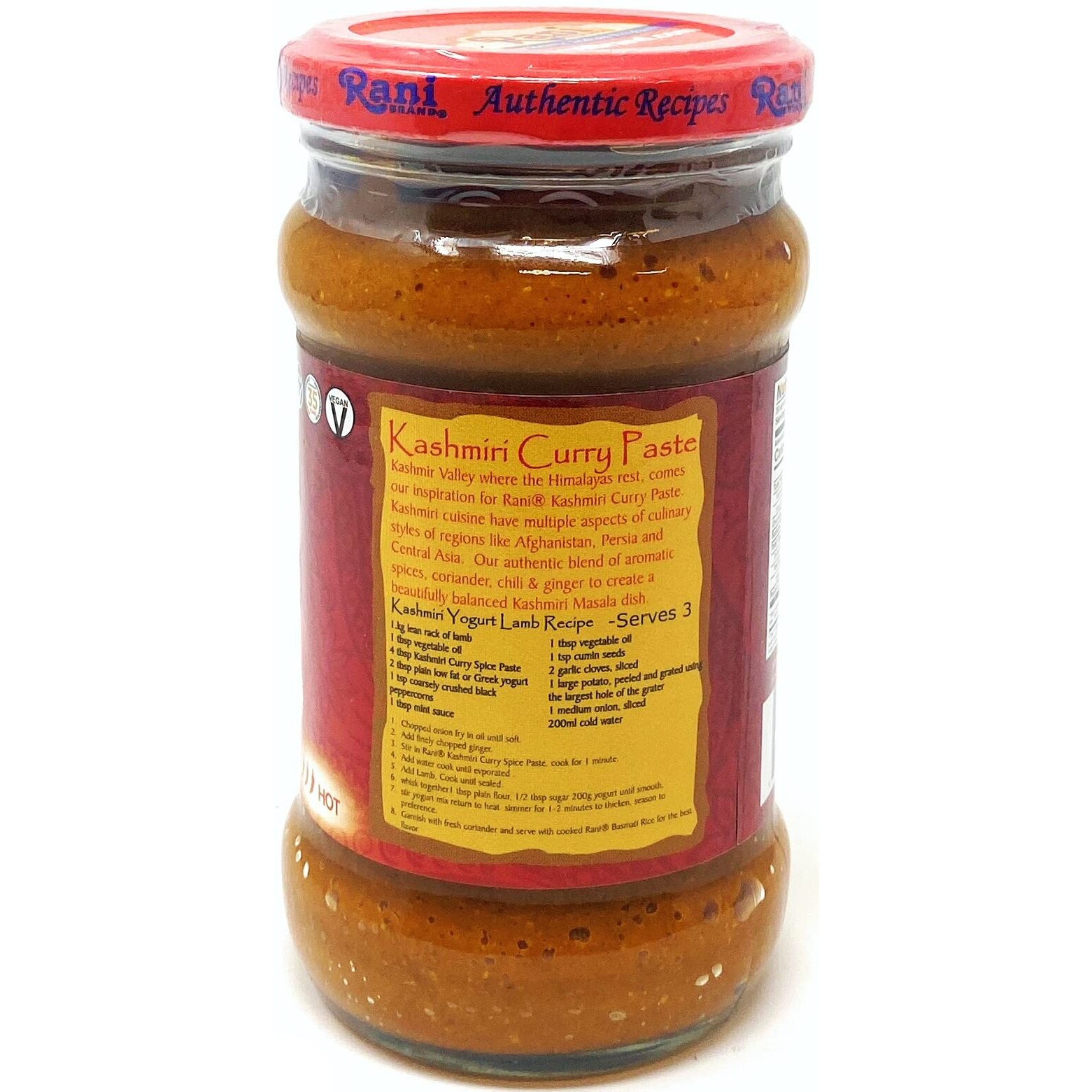 Rani Kashmiri Masala Curry Paste 10.5oz (300g) Glass Jar, Pack of 5+1 FREE ~ All Natural, NON-GMO, Vegan, Gluten Free, Indian Origin, Cooking Spice Paste