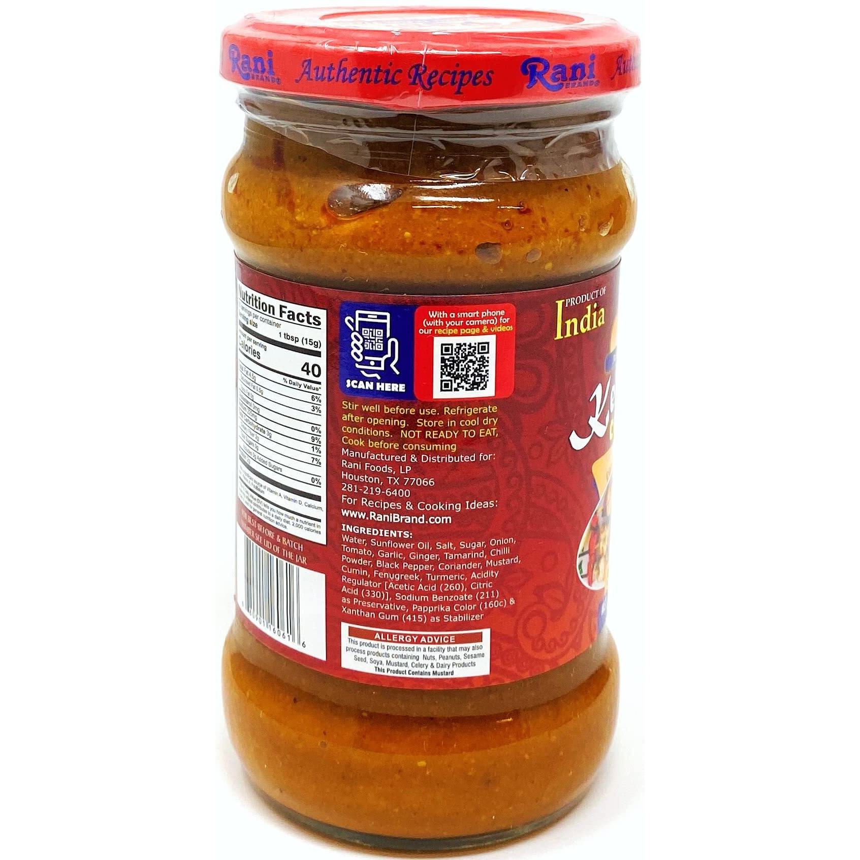 Rani Kebab Masala Paste for Meat Dishes 10.5oz (300g) Glass Jar, Pack of 5+1 FREE ~ No Colors, All Natural, NON-GMO, Vegan, Gluten Free, Indian Origin
