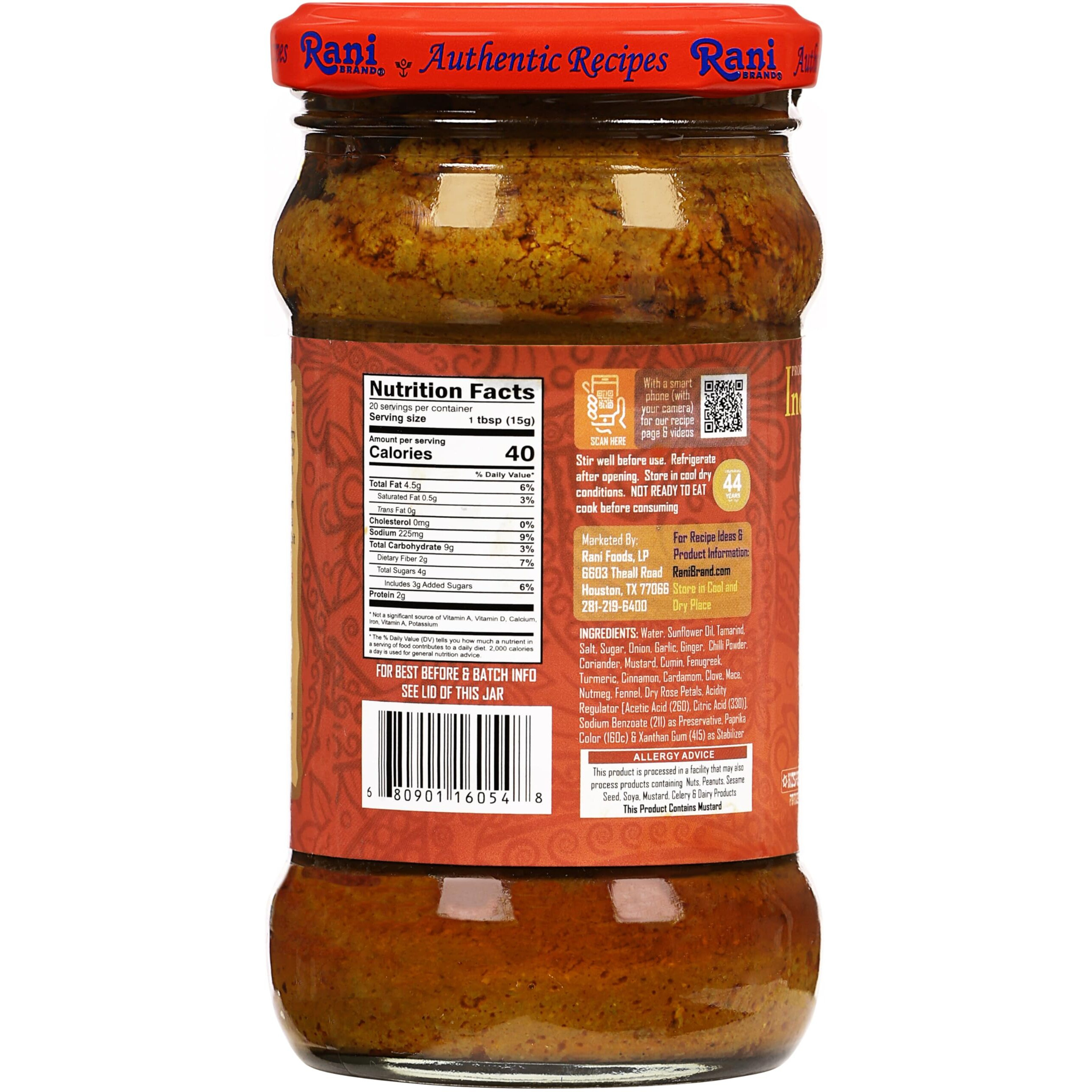 Rani Madras Curry Cooking Spice Paste 10.5oz (300g) Glass Jar, Pack of 5+1 FREE ~ No Colors, All Natural, NON-GMO, Kosher, Vegan, Gluten Free, Indian Origin