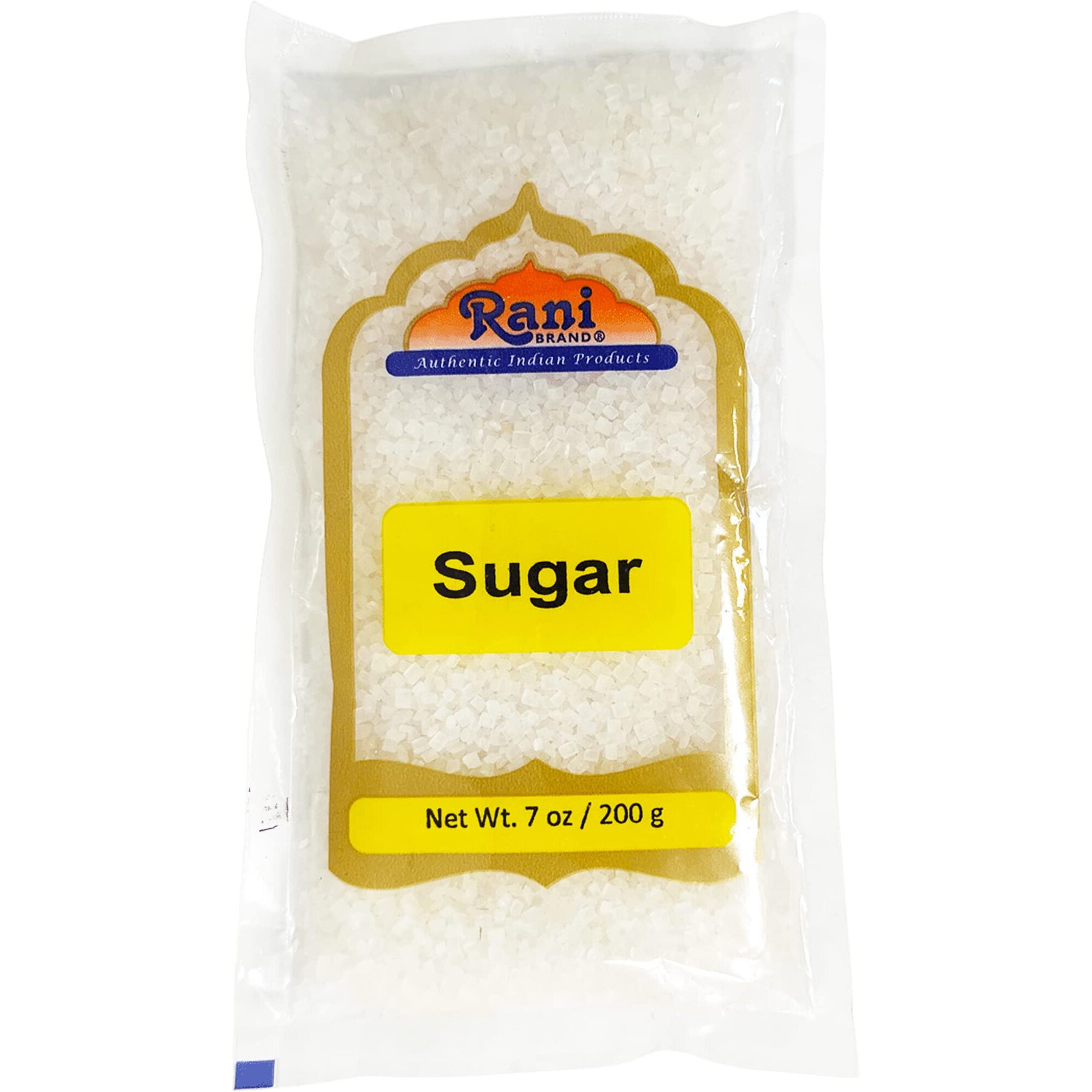 Rani Indian Sugar (Cheeni) 7oz (200g) ~ All Natural, Gluten Friendly, No Colors, Kosher, Vegan, Indian Origin