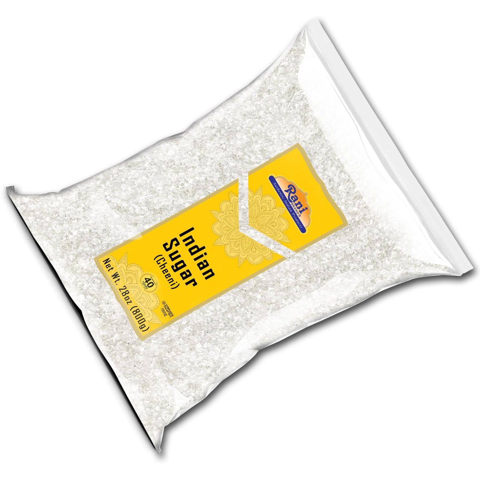 Rani Indian Sugar Khand (Khandsari) 28oz (800g) ~ All Natural, Gluten Friendly, No Colors, Vegan, Indian Origin