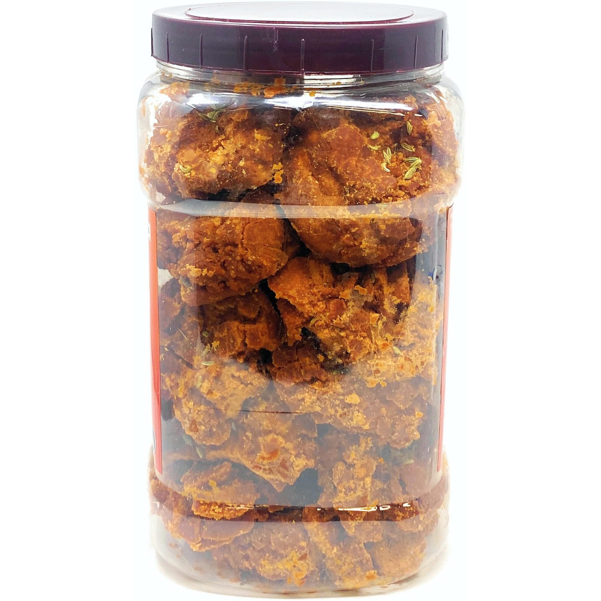 Rani Masala Gur (Jaggery) Indian Unrefined Raw Cane Sugar 70oz (4.4lbs) 2kg PET Jar ~ Gluten Friendly, Vegan, NON-GMO, No Salt or fillers, Indian Product