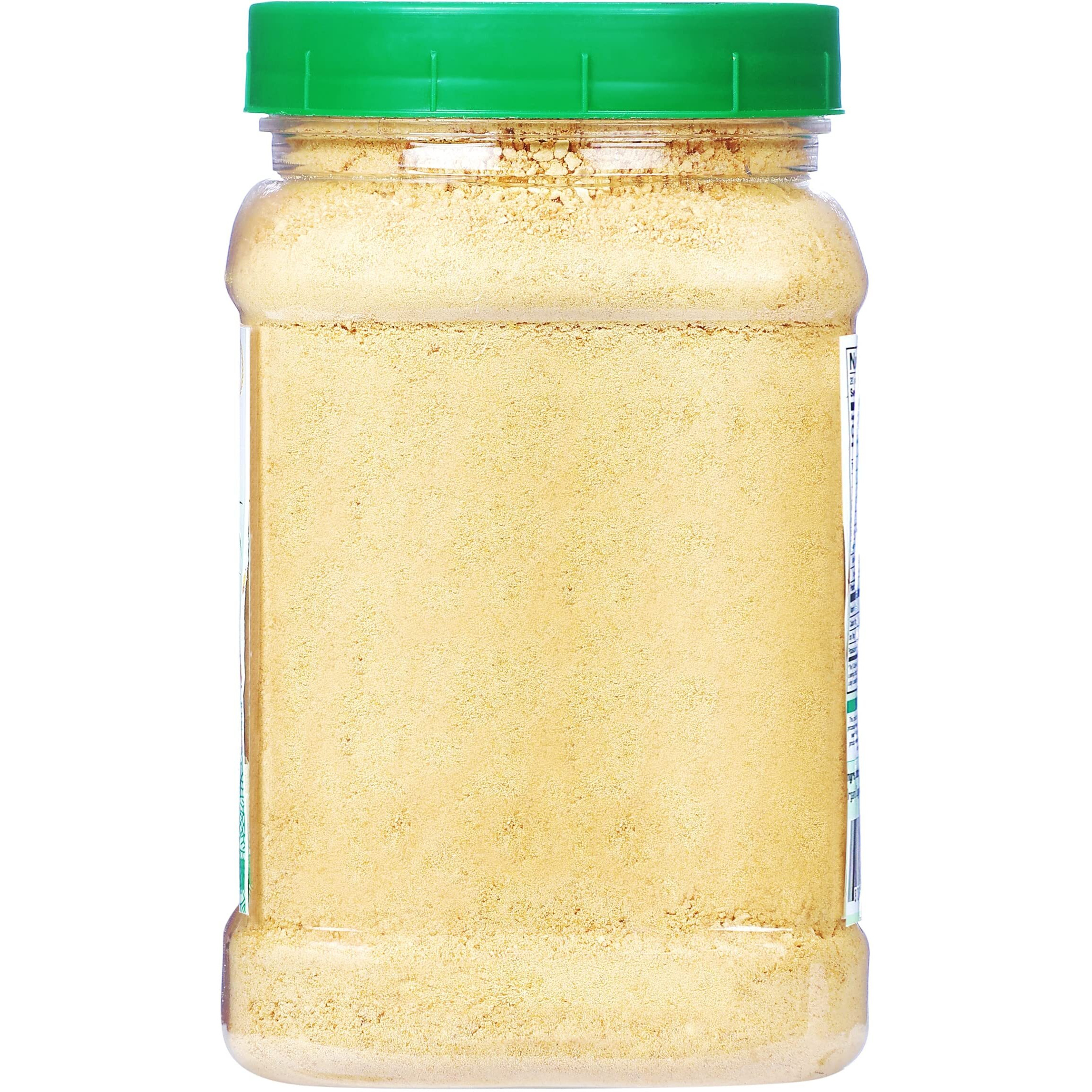 Rani Organic Jaggery Shakkar (Unrefined Evaporated Organic Sugar Cane Juice) 17.5oz (1.1lbs) 500g PET Jar ~ Gluten Friendly, Vegan, NON-GMO, No Salt or fillers, USDA Certified Organic