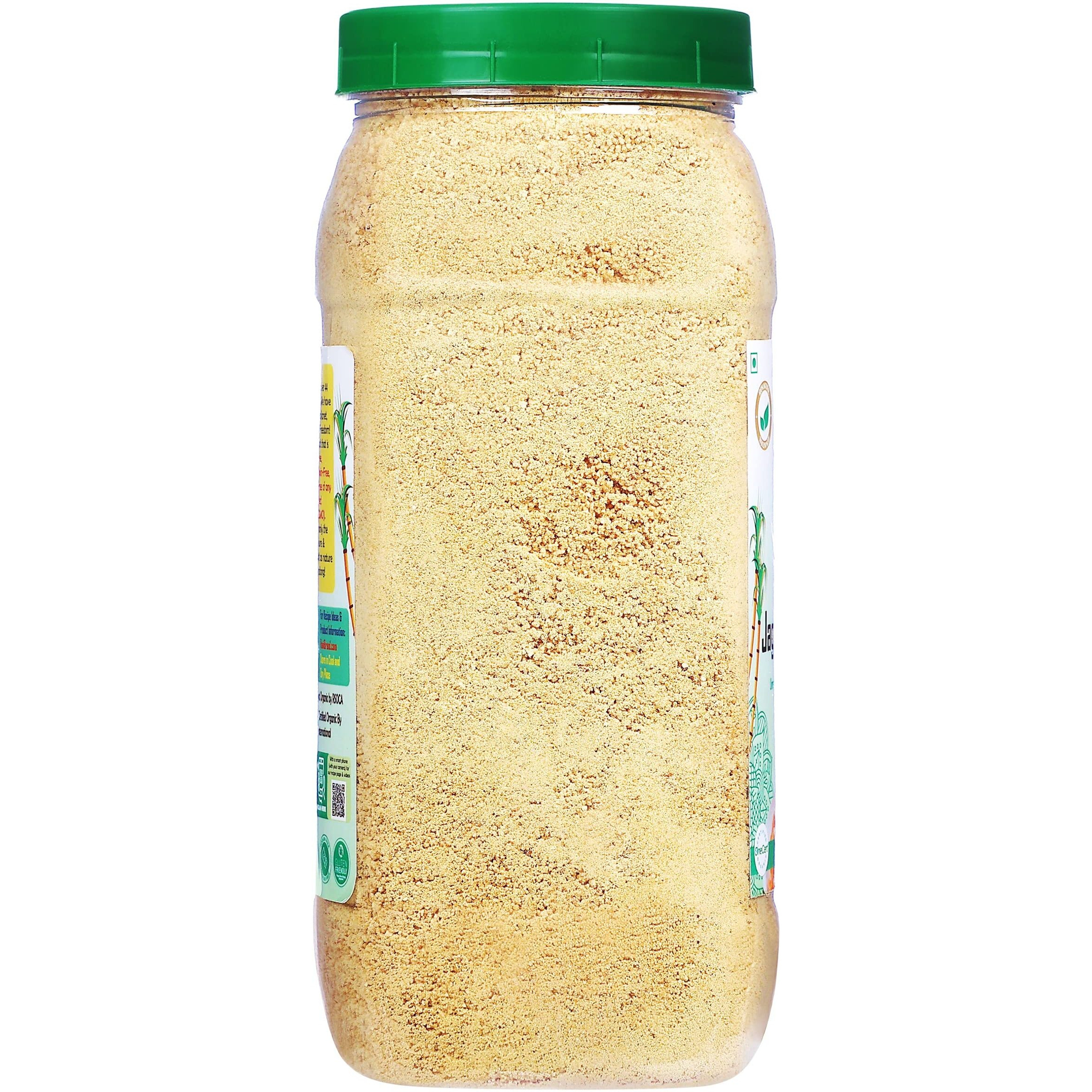 Rani Organic Jaggery Shakkar (Unrefined Evaporated Organic Sugar Cane Juice) 35oz (1kg) PET Jar ~ Gluten Friendly, Vegan, NON-GMO, No Salt or fillers, Indian Product, USDA Certified Organic