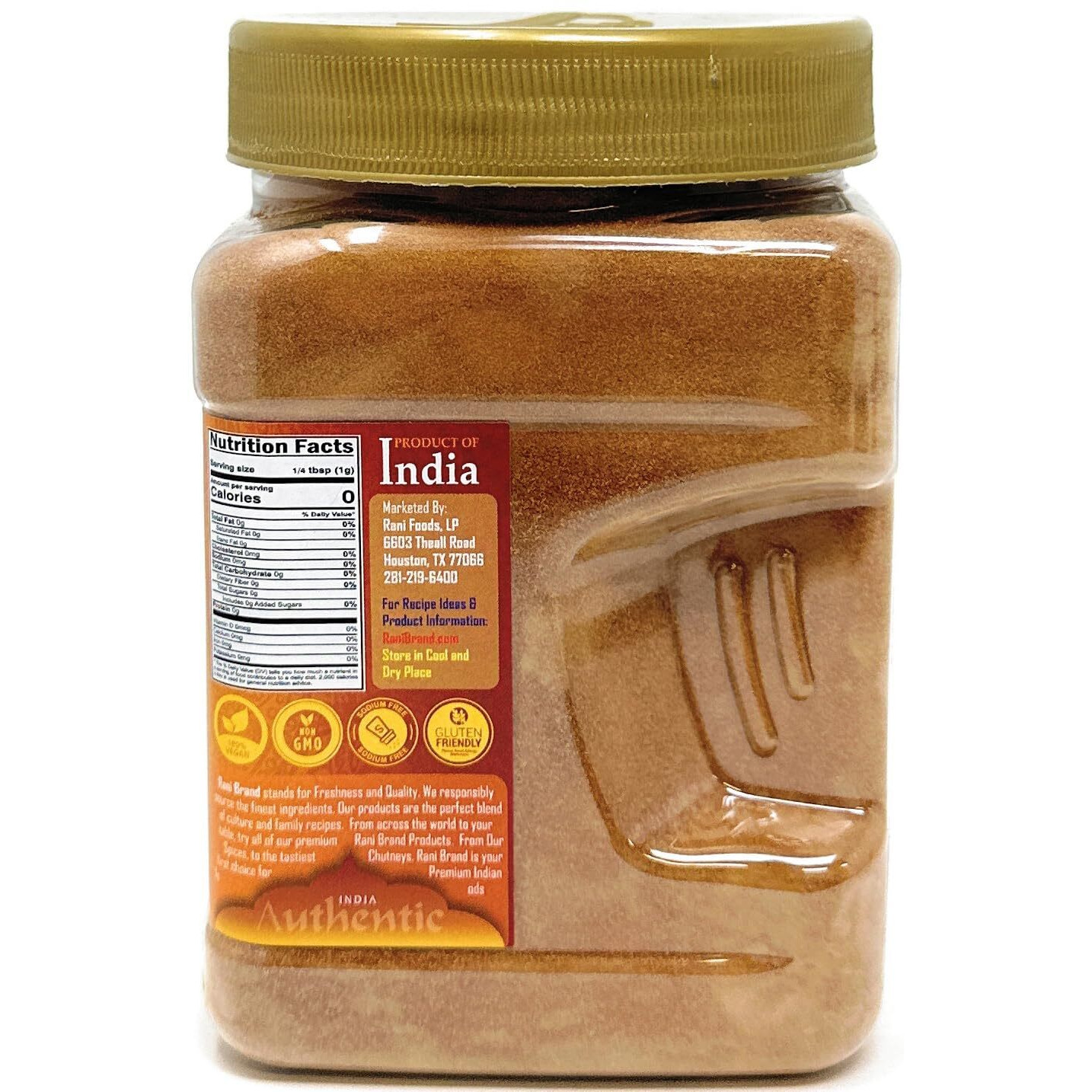 Rani Tamarind Powder (Imli) 20oz (1.25lbs) 567g PET Jar ~ All Natural| No Added Sugar/Salt, Vegan, Gluten Friendly, Kosher, NON-GMO, Indian Origin (Size 20oz (1.25lbs) 567g)