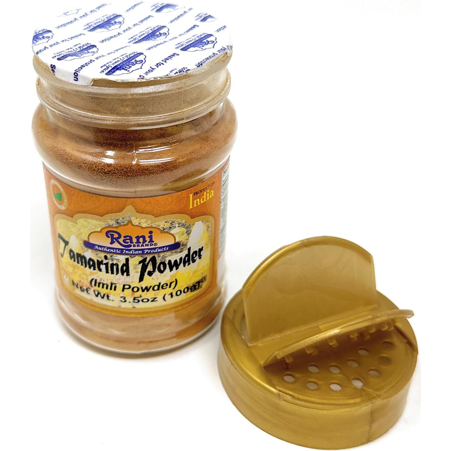 Rani Tamarind Powder (Imli) 3.5oz (100g) PET Jar ~ All Natural| No Added Sugar/Salt, Vegan, Gluten Friendly, Kosher, NON-GMO, Indian Origin (Size 3.5oz (100g))