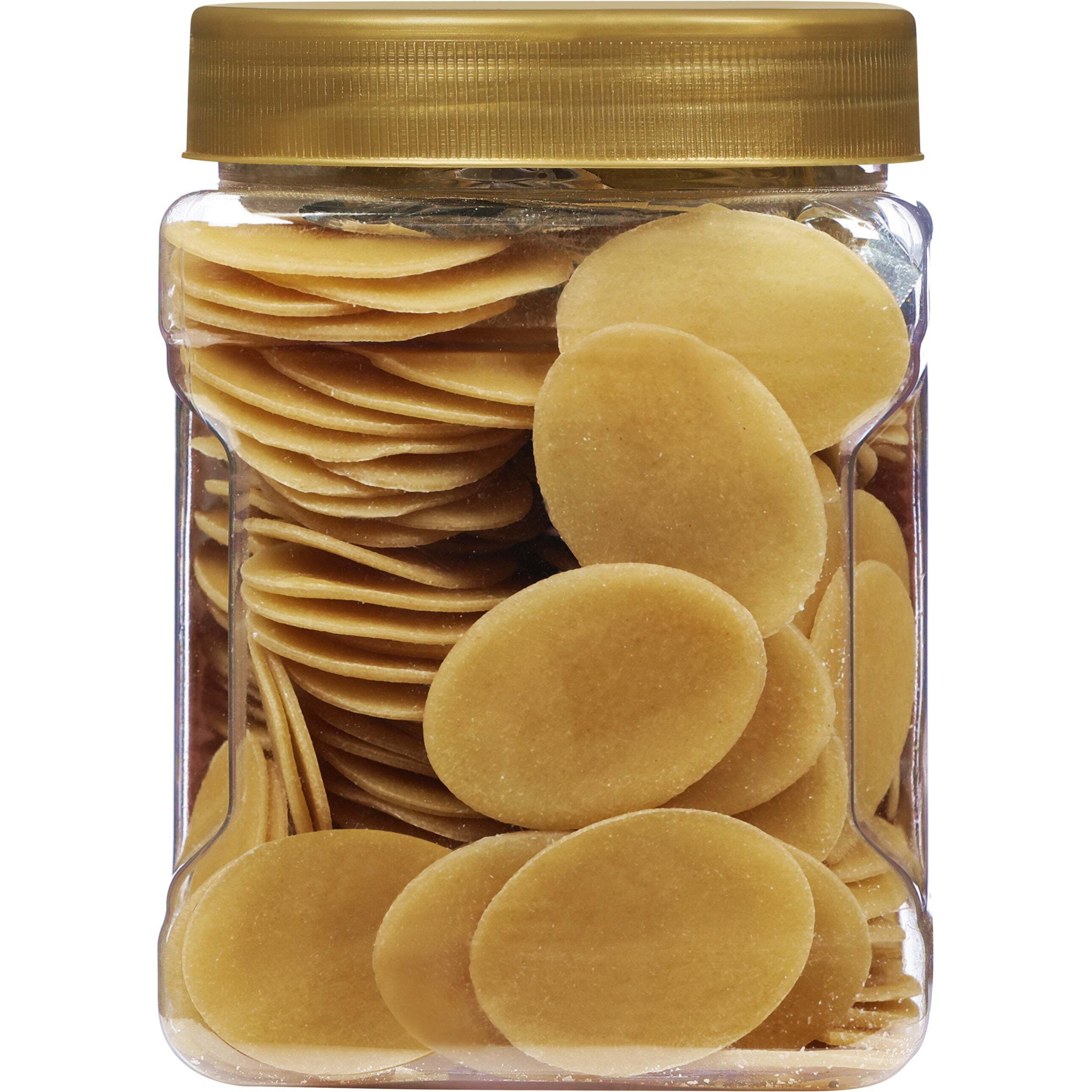 Rani Pani Puri Coins (Uncooked, Microwaveable Wheat Semolina Coins) 14oz (400g) w/Pani Puri Masala (14-Spice Blend for Indian Spicy Water) 1.75oz (50g) ~ All Natural, Vegan, NON-GMO, Kosher