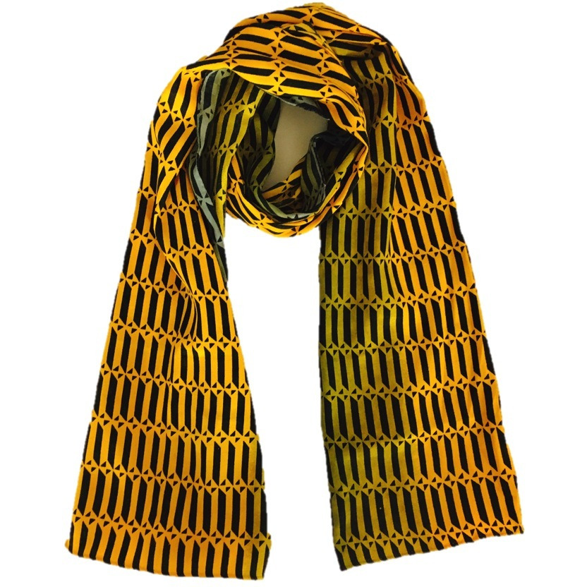 YELLOW MATCHSTICK STOLE