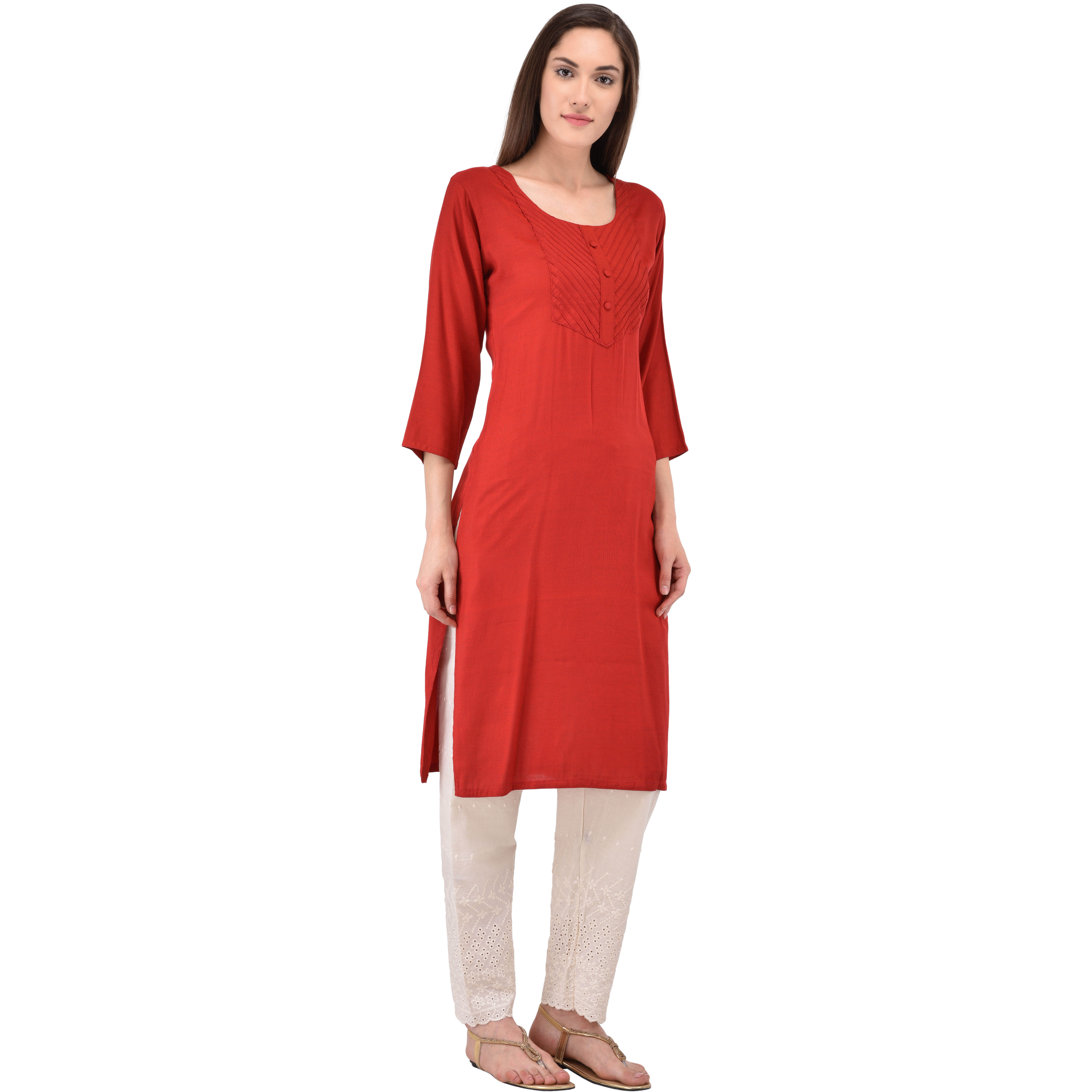 Dark Maroon kurti