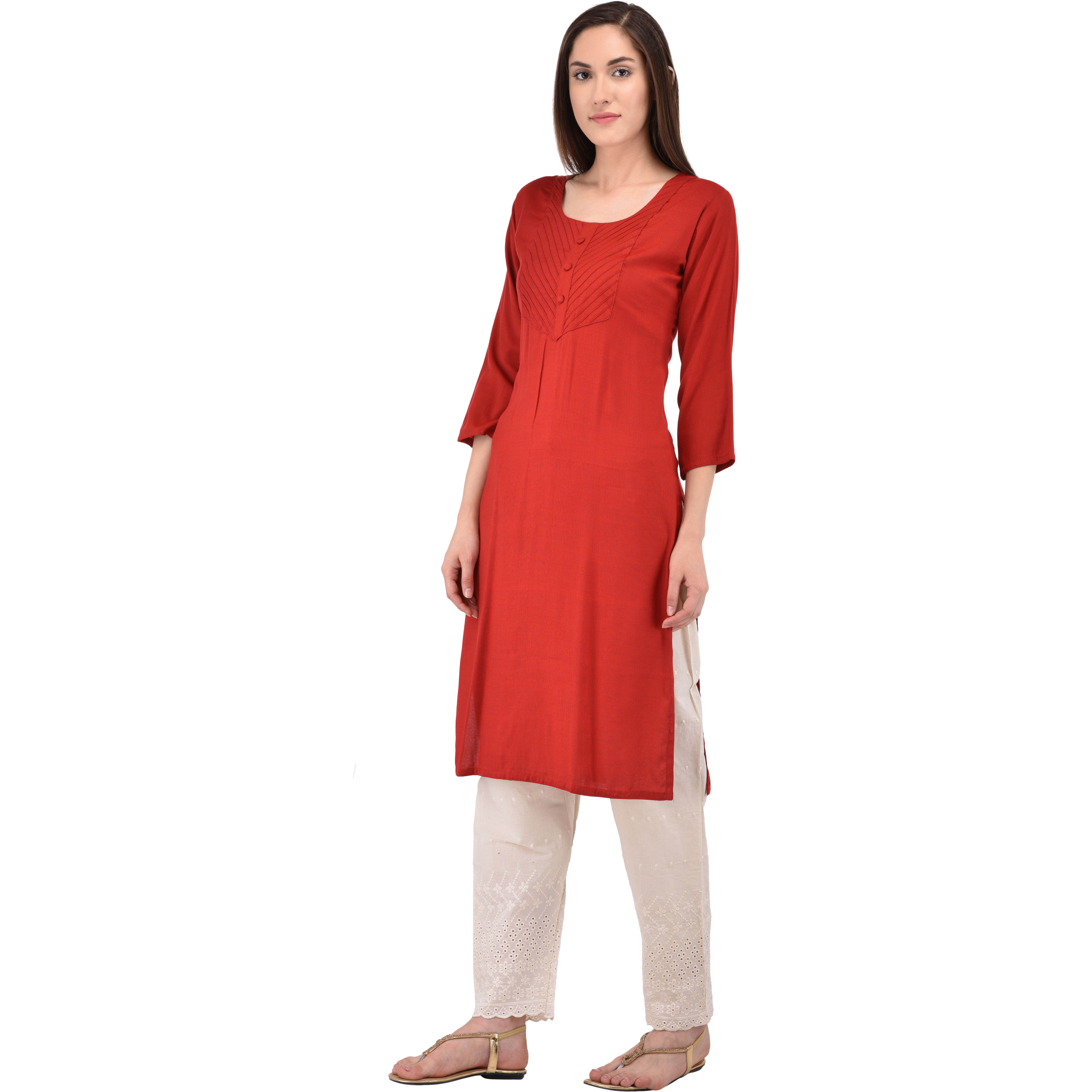 Dark Maroon kurti