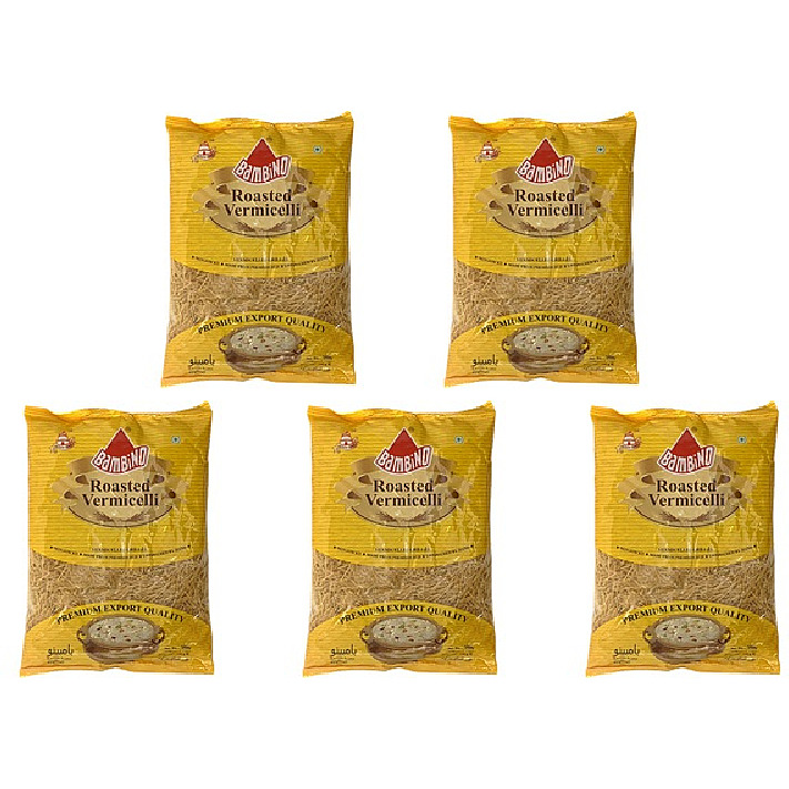 Pack of 5 - Bambino Roasted Vermicelli - 350 Gm (12.34 Oz)