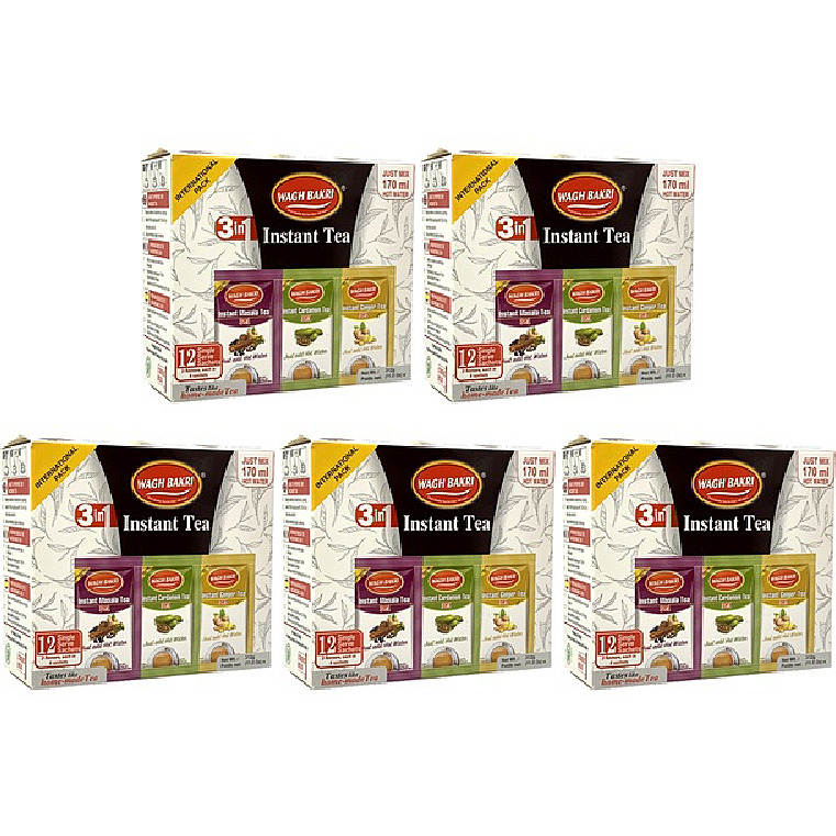 Pack of 5 - Wagh Bakri Instant Tea Mix - 10.5 Oz (312 Gm)