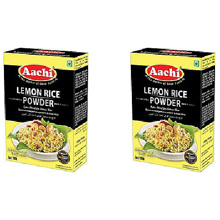 Pack of 2 - Aachi Lemon Rice Powder - 200 Gm (7 Oz)