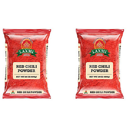 Pack of 2 - Laxmi Red Chilli Powder - 14 Oz (400 Gm)