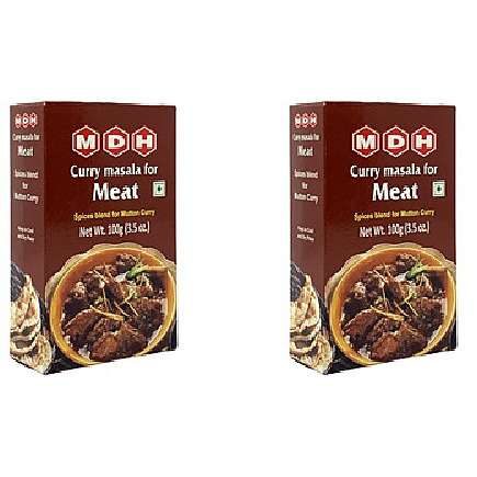 Pack of 2 - Mdh Meat Curry Masala - 100 Gm (3.5 Oz)