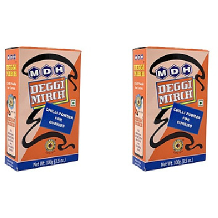 Pack of 2 - Mdh Deggi Mirch - 100 Gm (3.5 Oz)