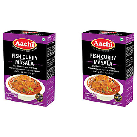 Pack of 2 - Aachi Fish Curry Masala - 200 Gm (7 Oz)
